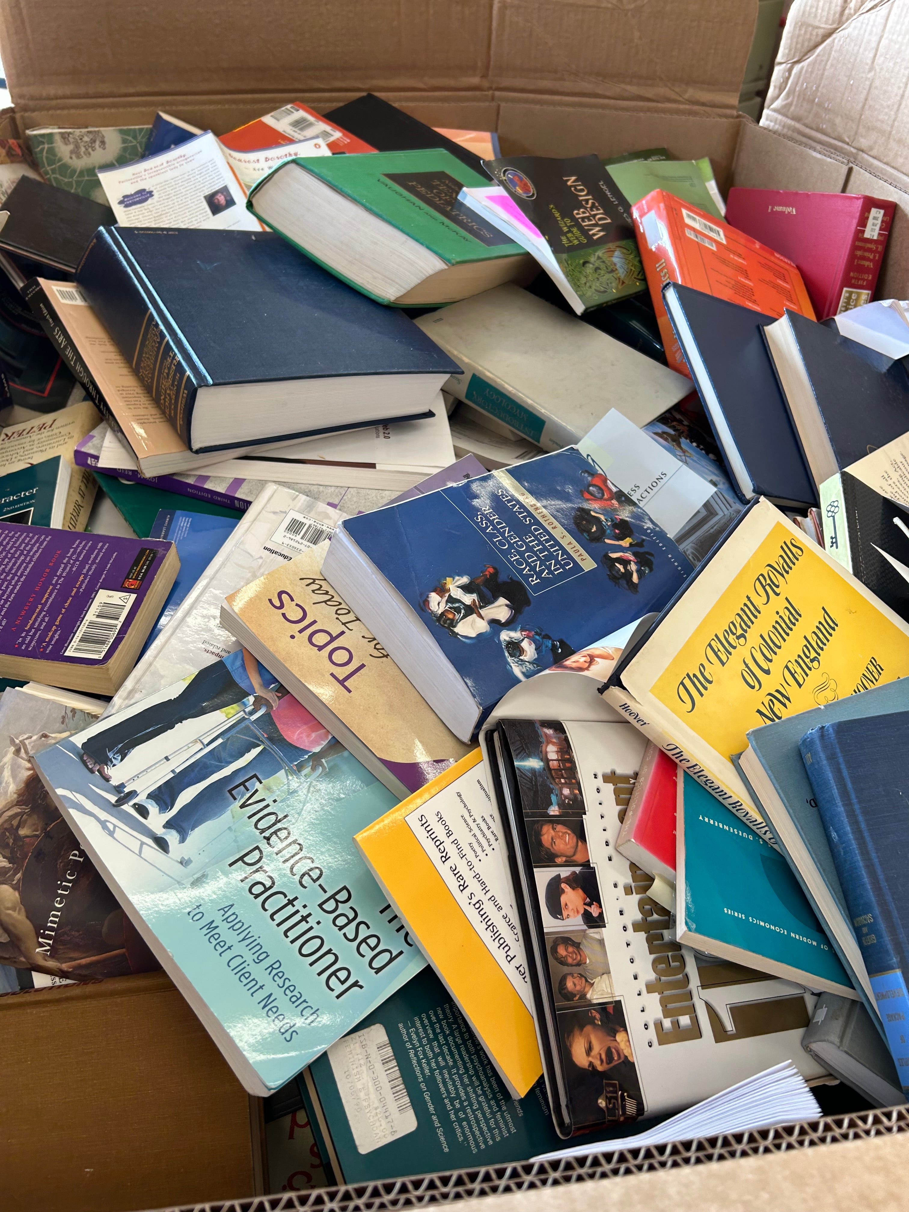 Bulk Book Lot Mixed - 1240 lbs.