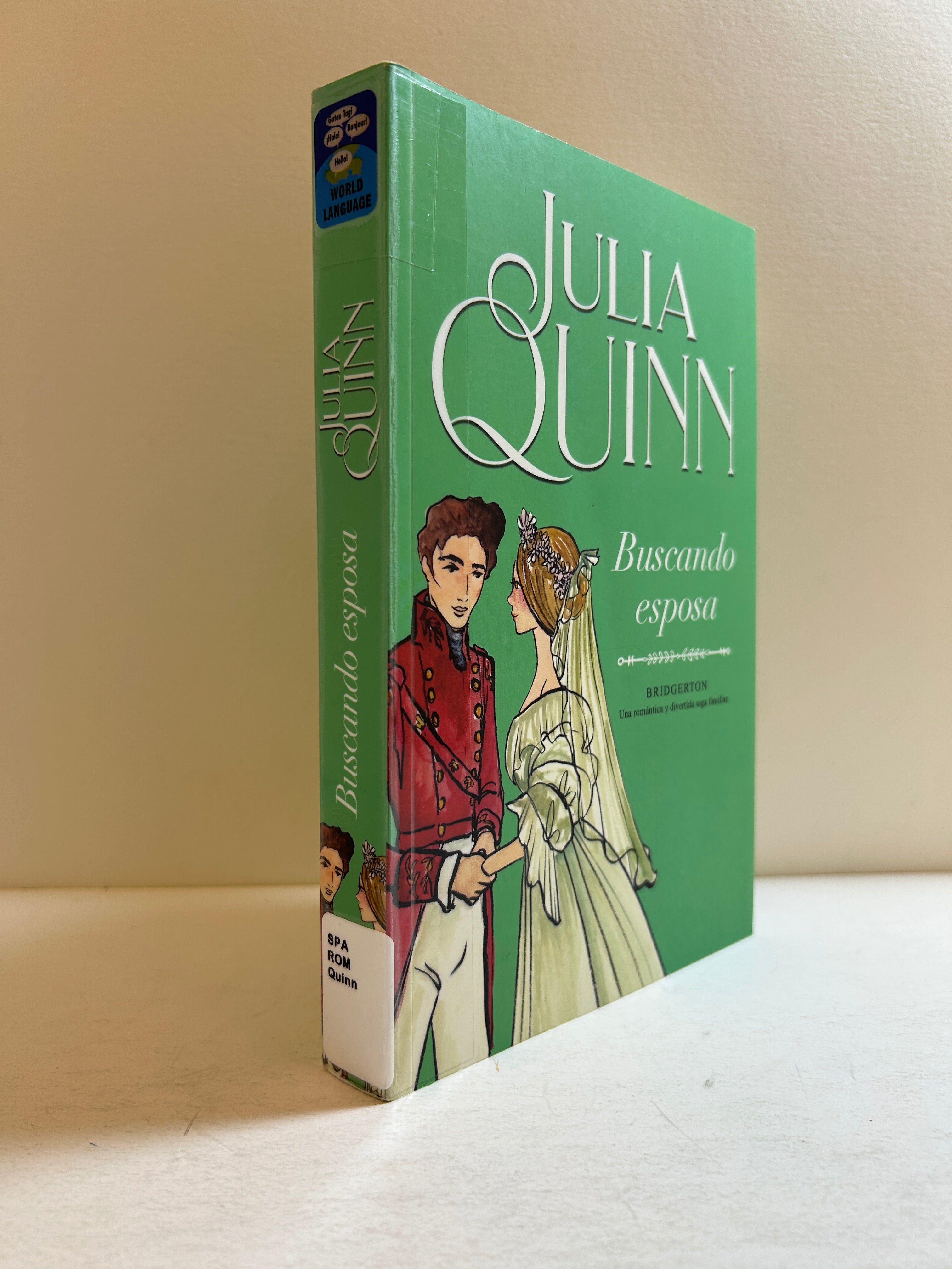 Buscando esposa (Bridgerton 8) Spanish Edition Tarde Paperback Ex-Library