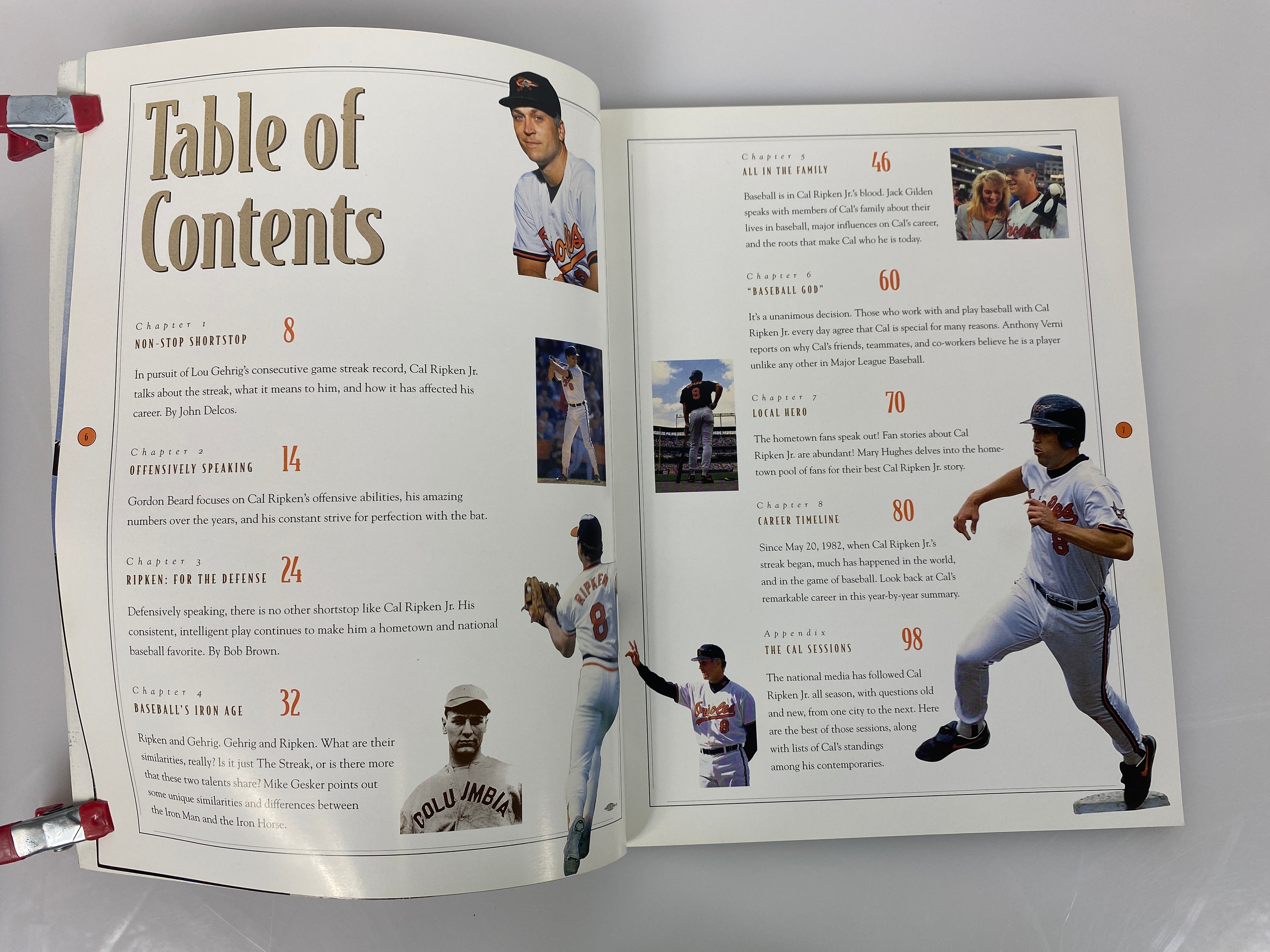 Cal Ripken, Jr Official Commemorative Baseball Periodical 1995