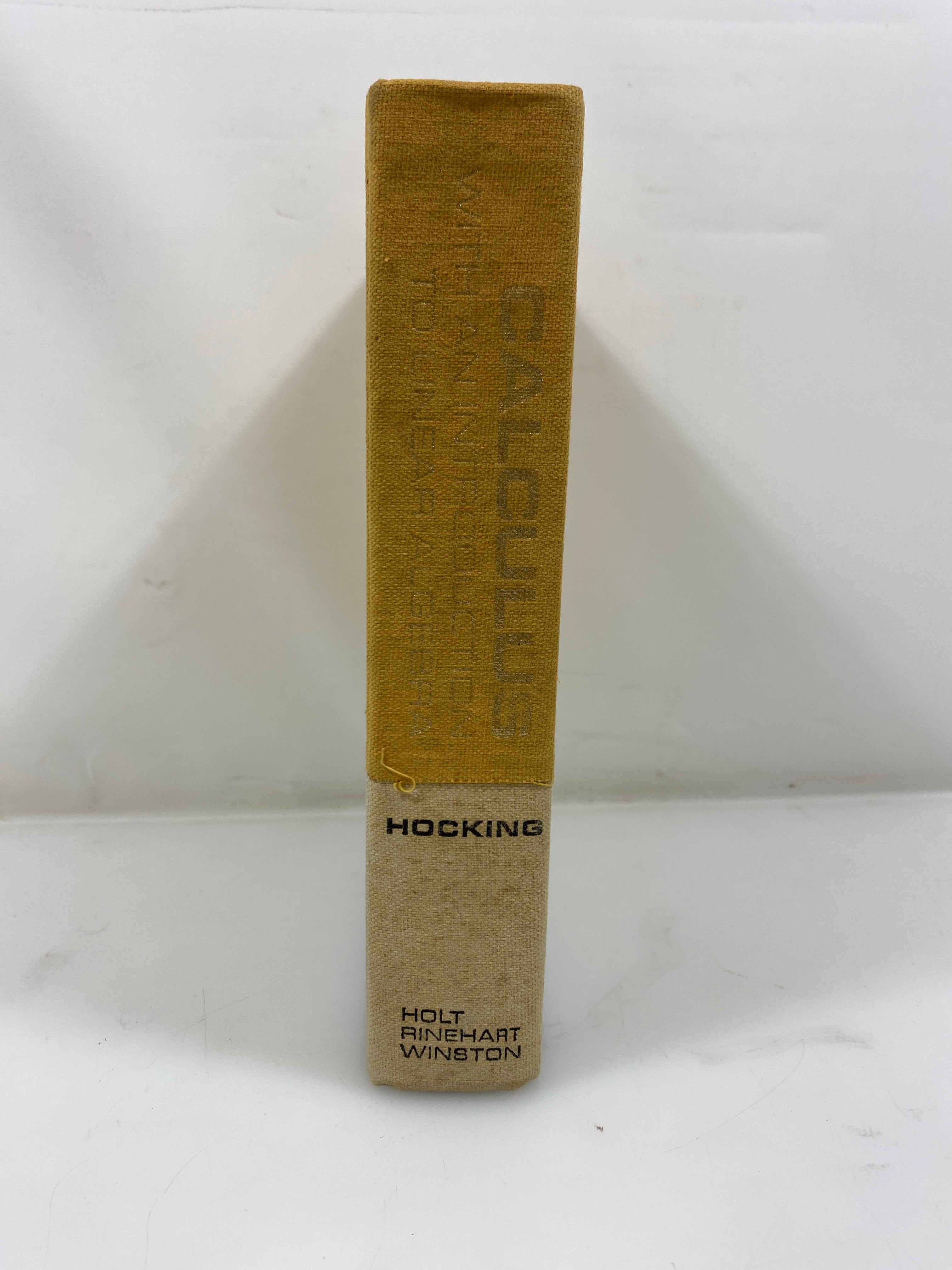 Calculus w an Introduction to Linear Algebra by Hocking 1970 HC