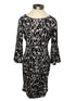 Calvin Klein Black and White Abstract Dress Size 6