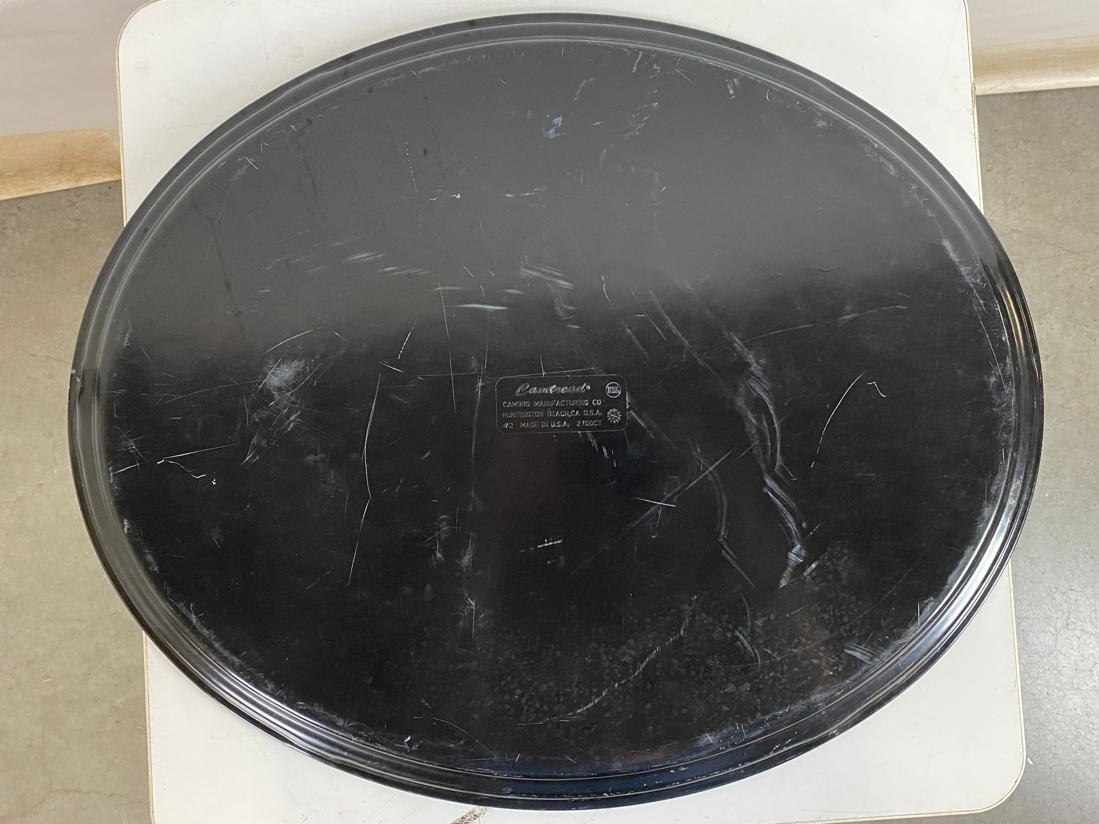 Cambro Black Server Tray