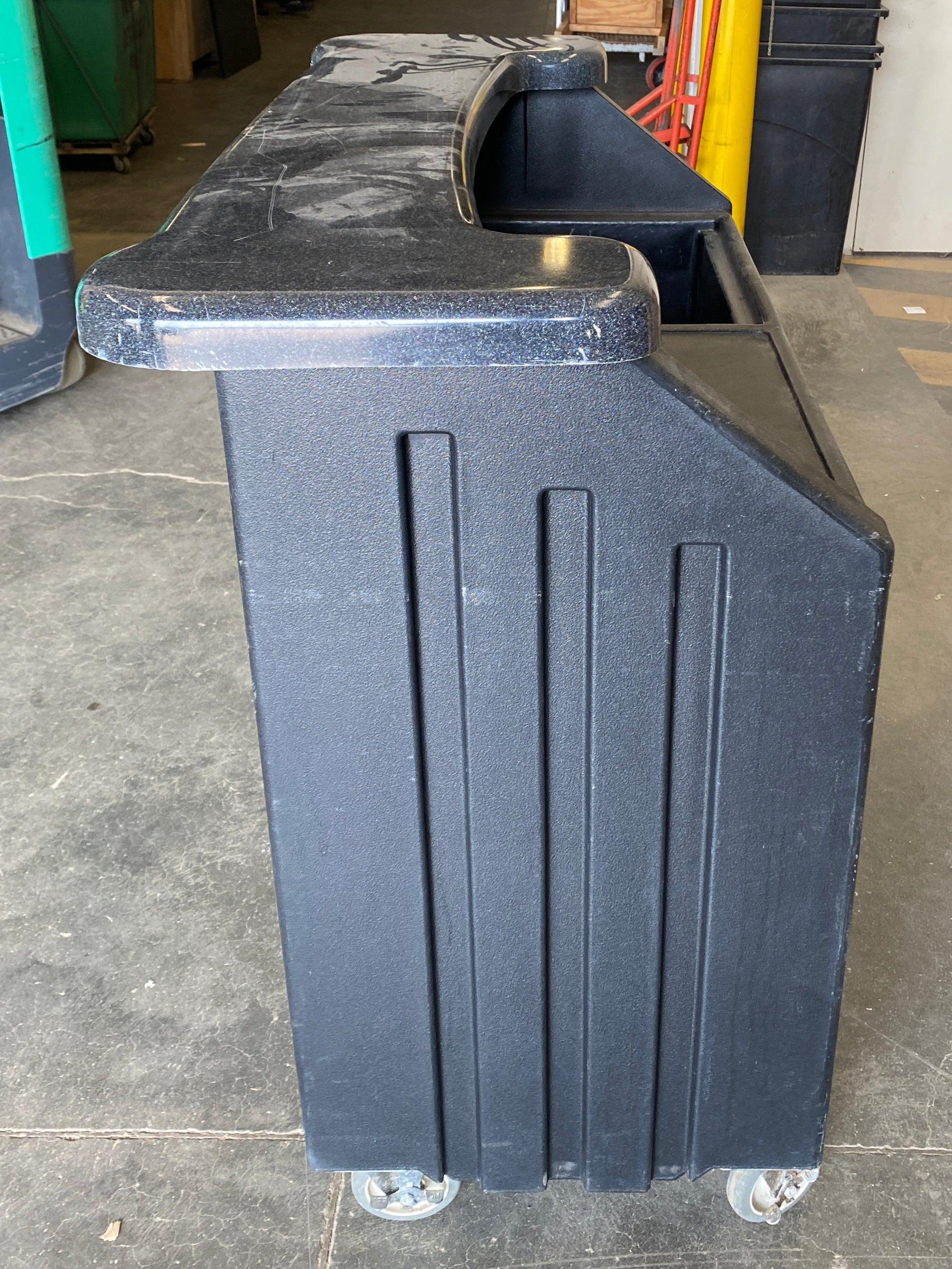 Cambro Black Wheeled Bar Cart