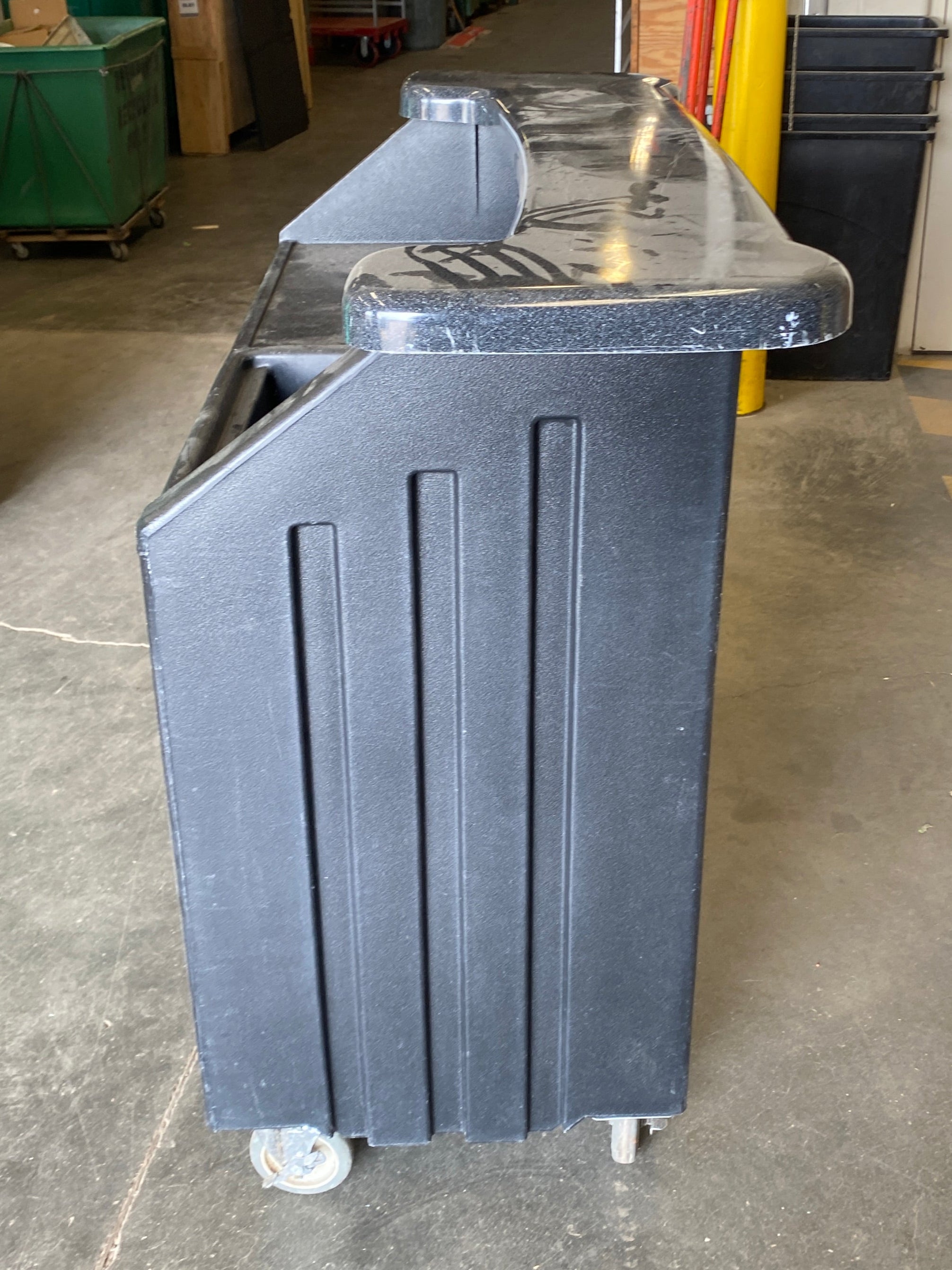 Cambro Black Wheeled Bar Cart