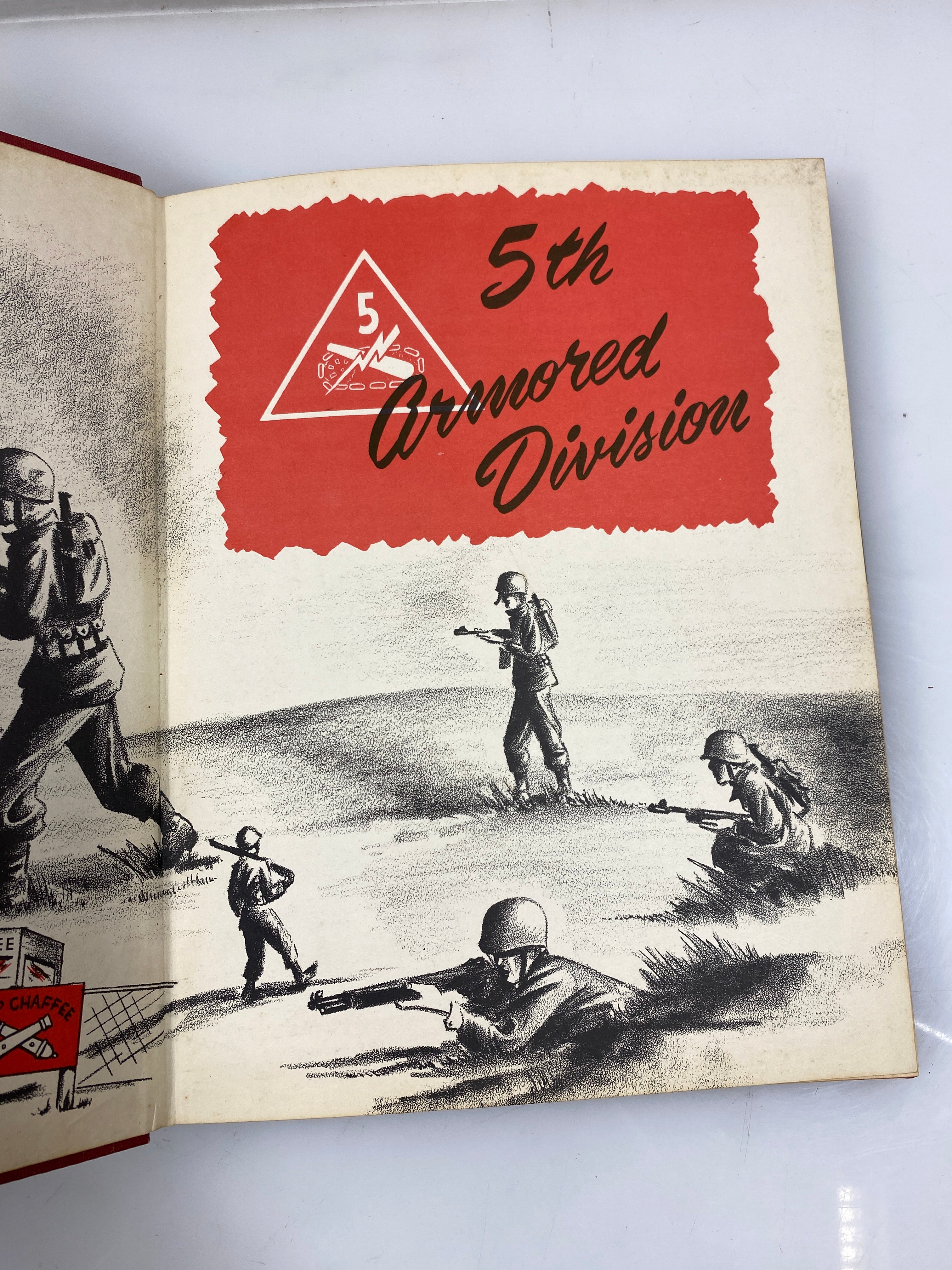 Camp Chaffee Arkansas 5th Armored Division Yearbook 1952 HC