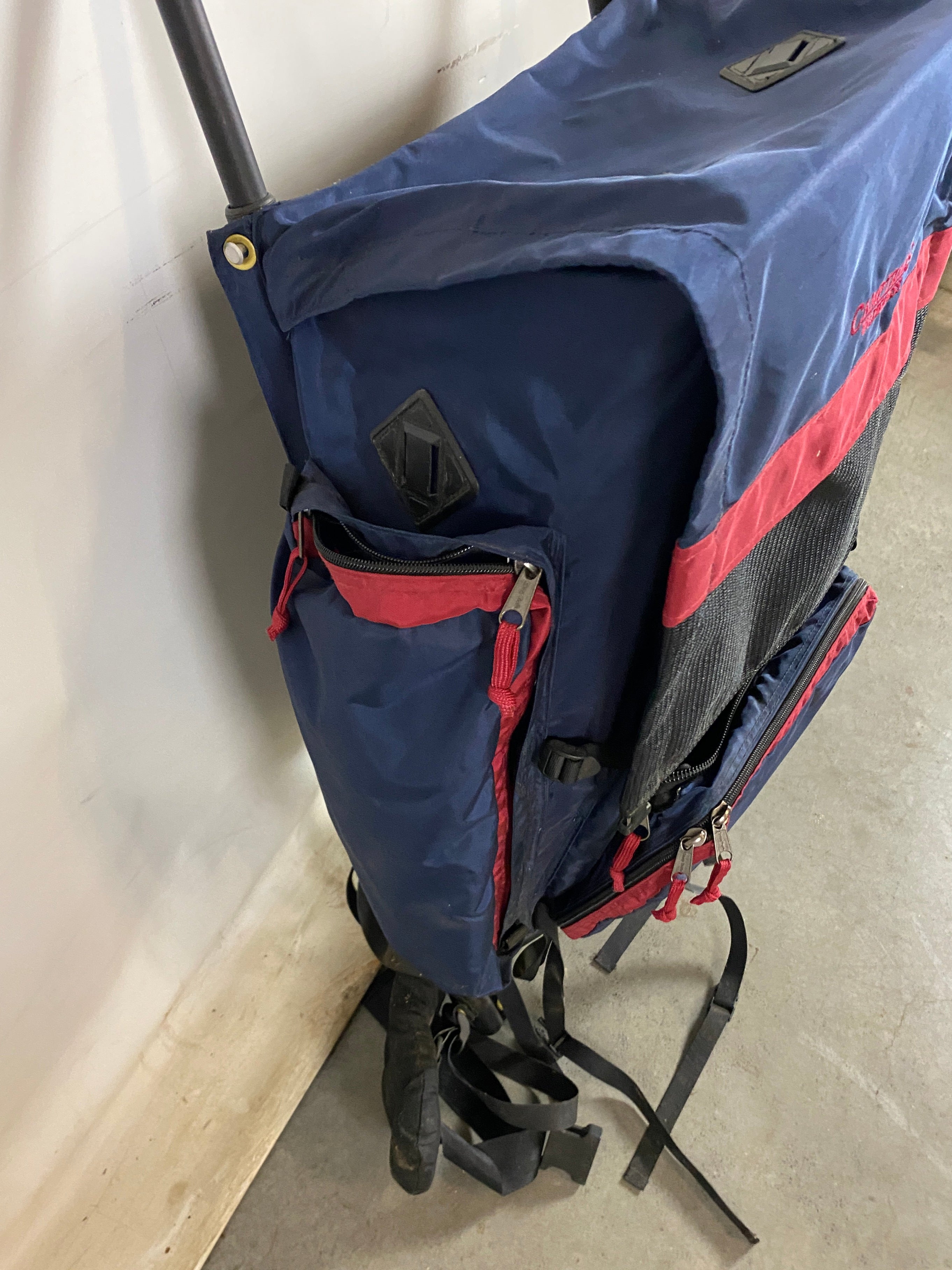 Camp Trails External Frame Blue Hiking Backpack