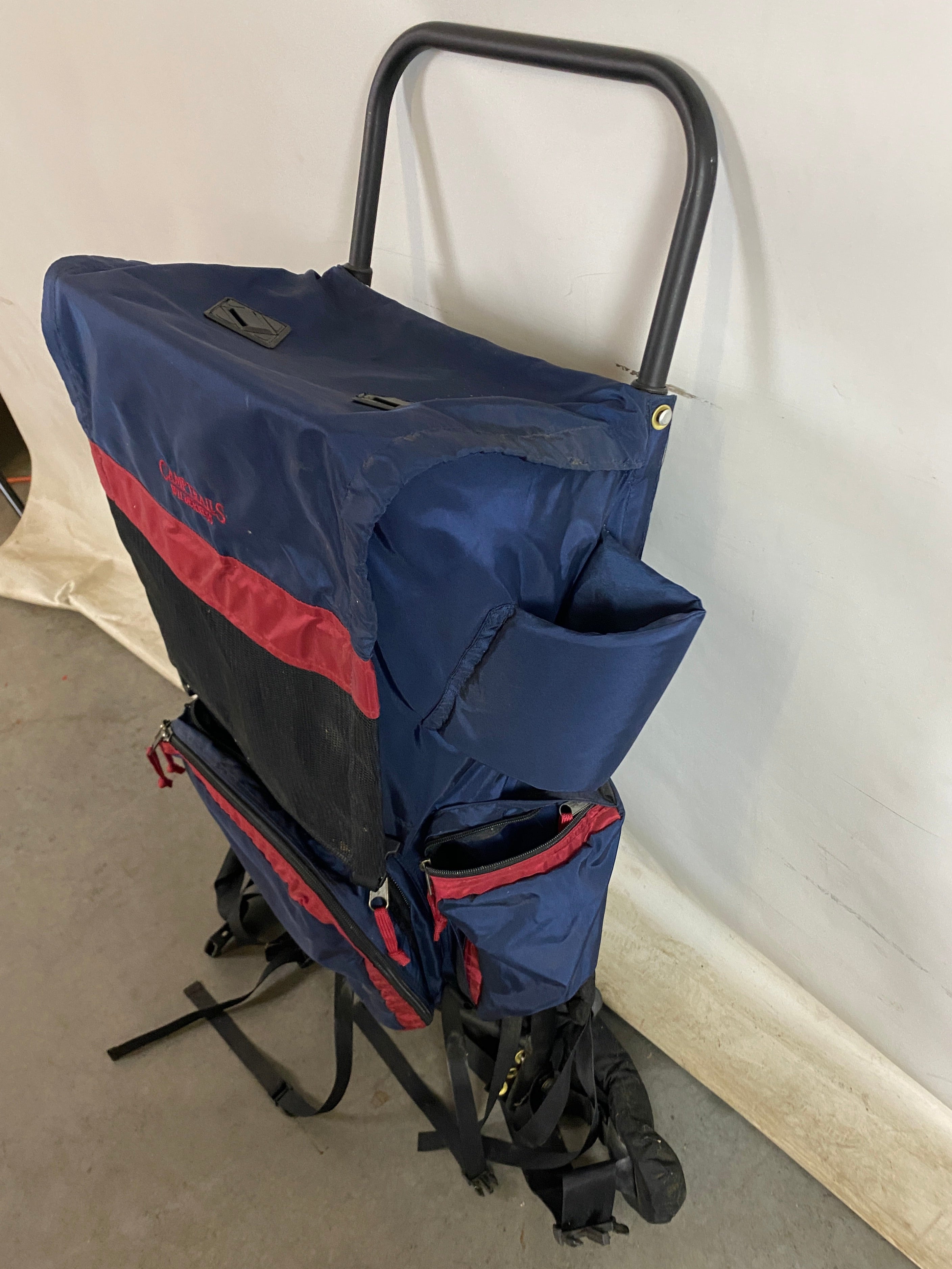 Camp Trails External Frame Blue Hiking Backpack