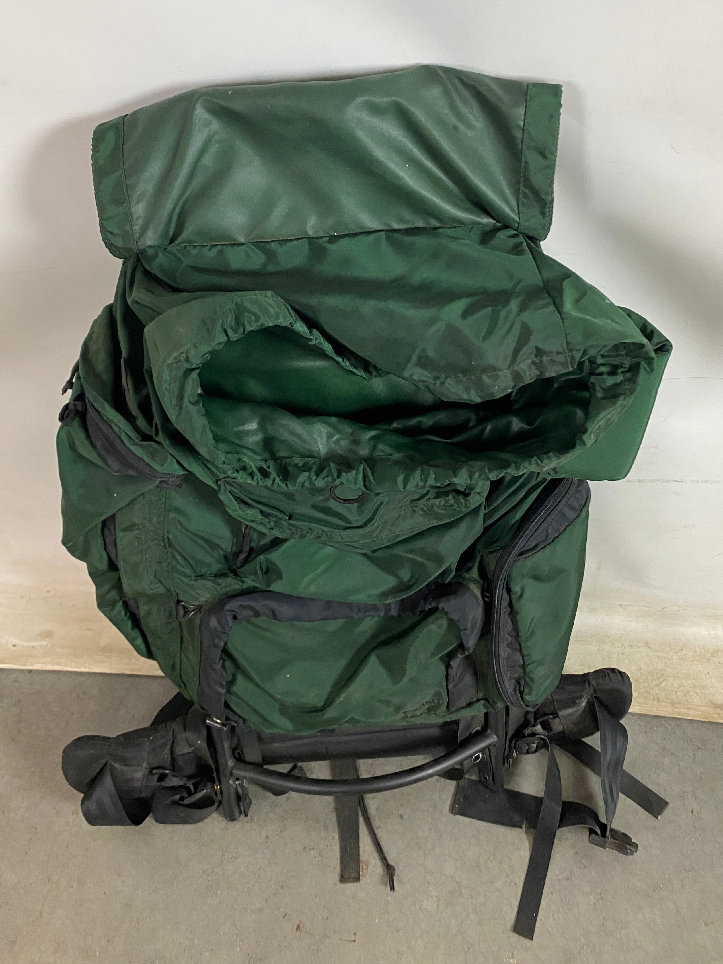 Camp Trails External Frame Green Hiking Backpack