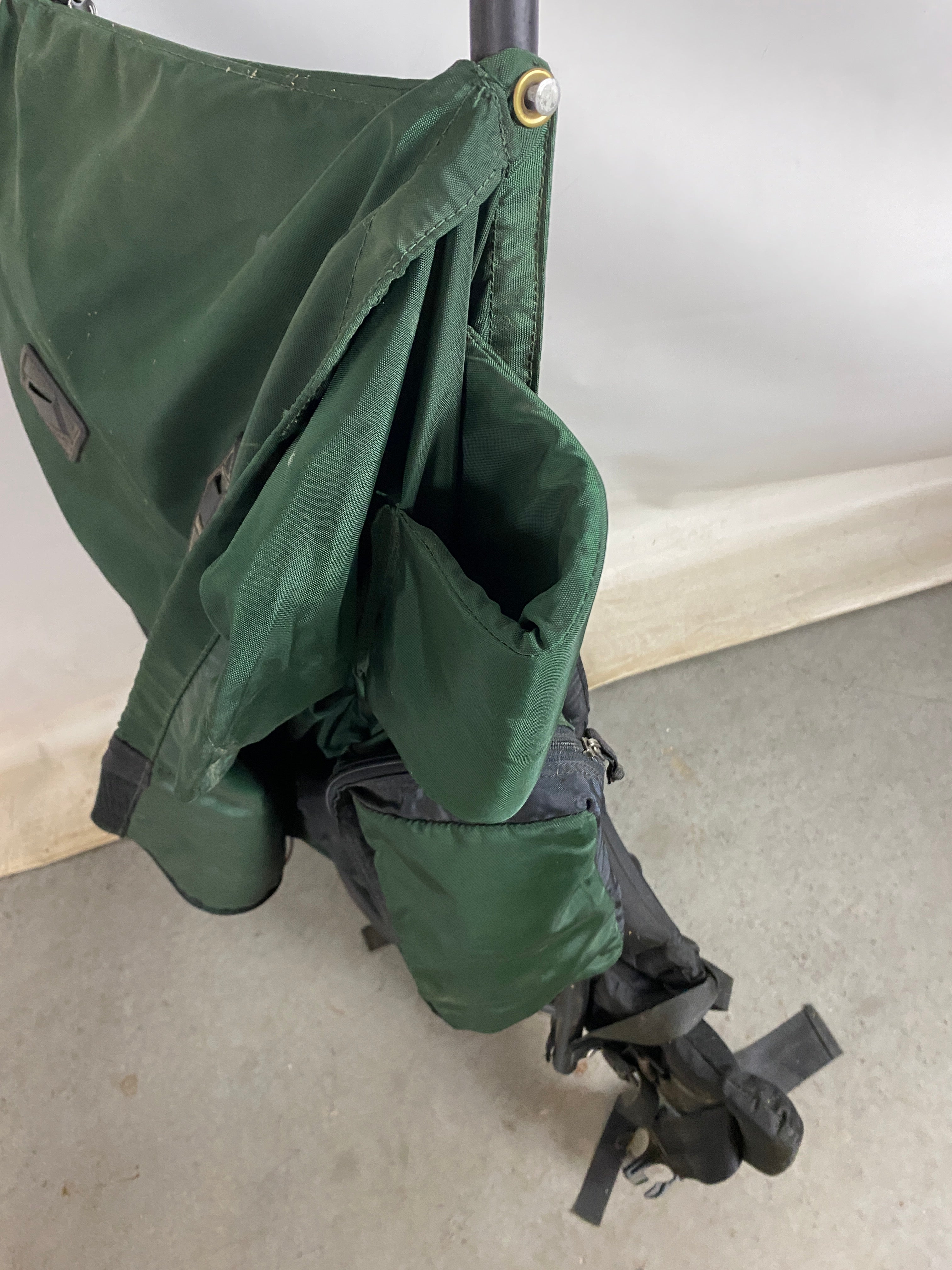 Camp Trails External Frame Green Hiking Backpack