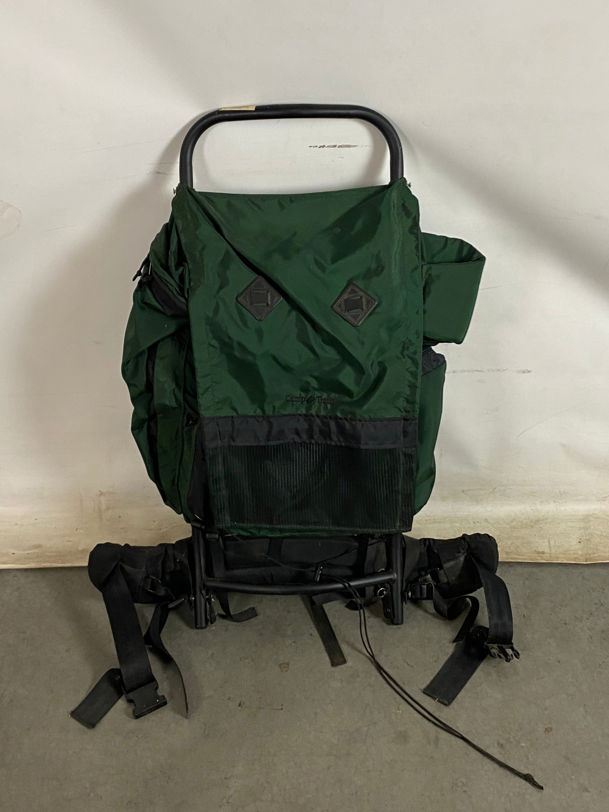 Camp Trails External Frame Green Hiking Backpack