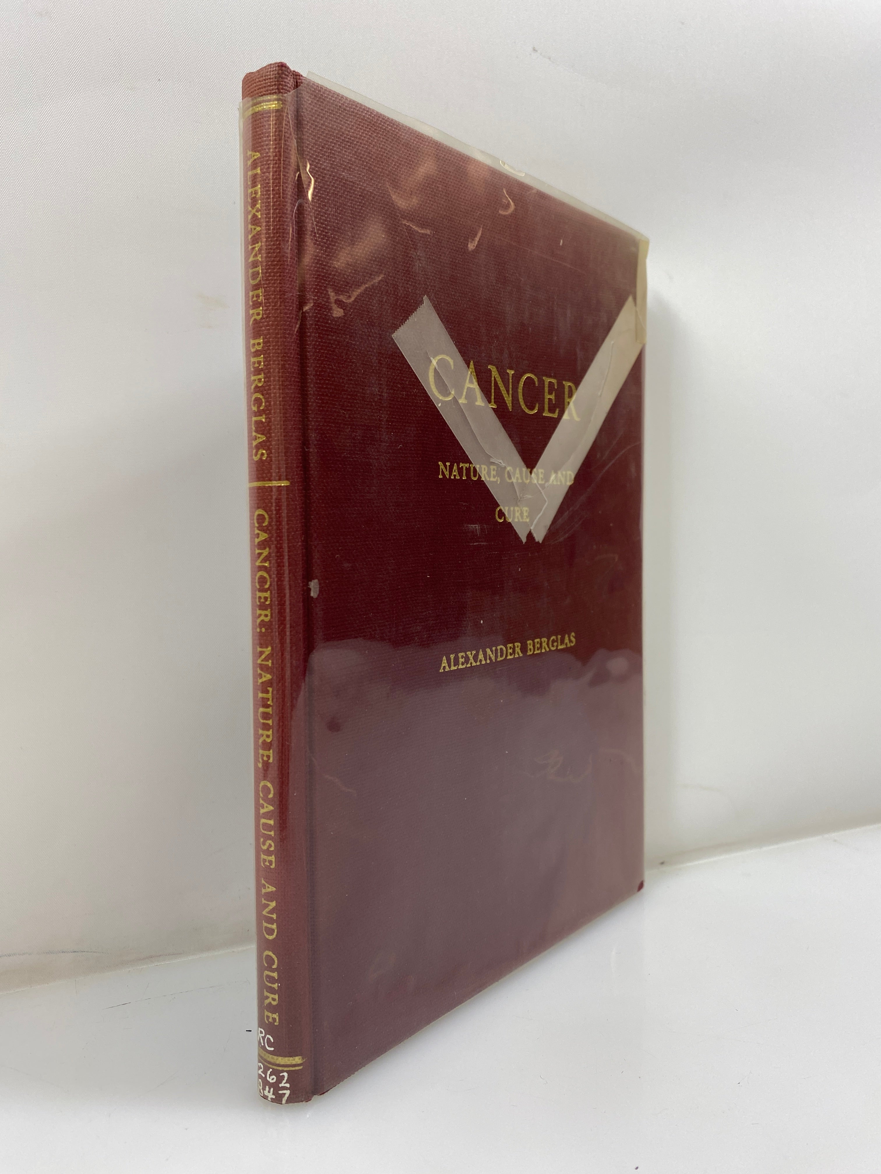Cancer by Alexander Berglas Institute Pasteur Ex-library 1957 HCDJ