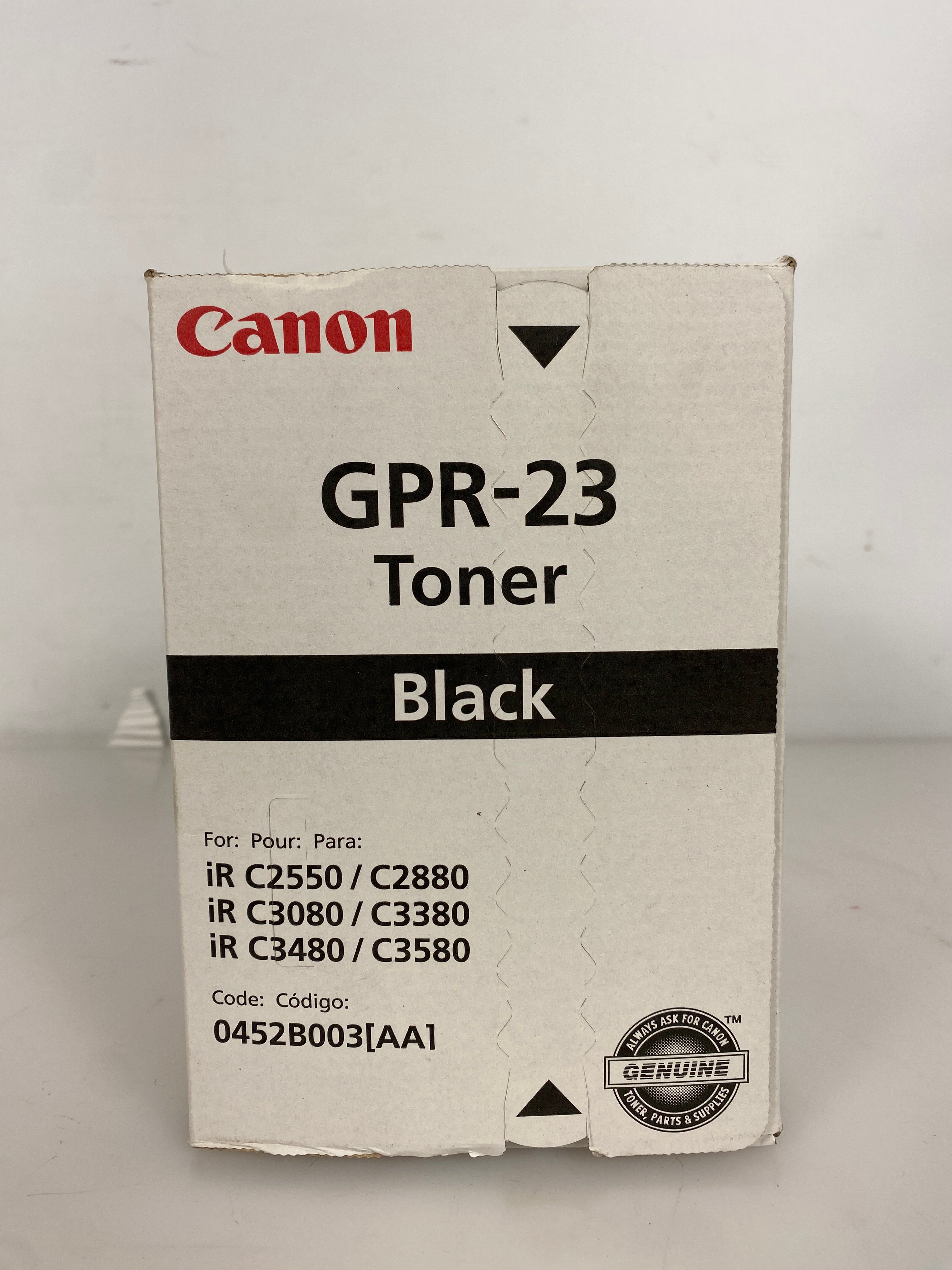 Canon 0452B003AA GPR-23 Black Toner Cartridge *New*