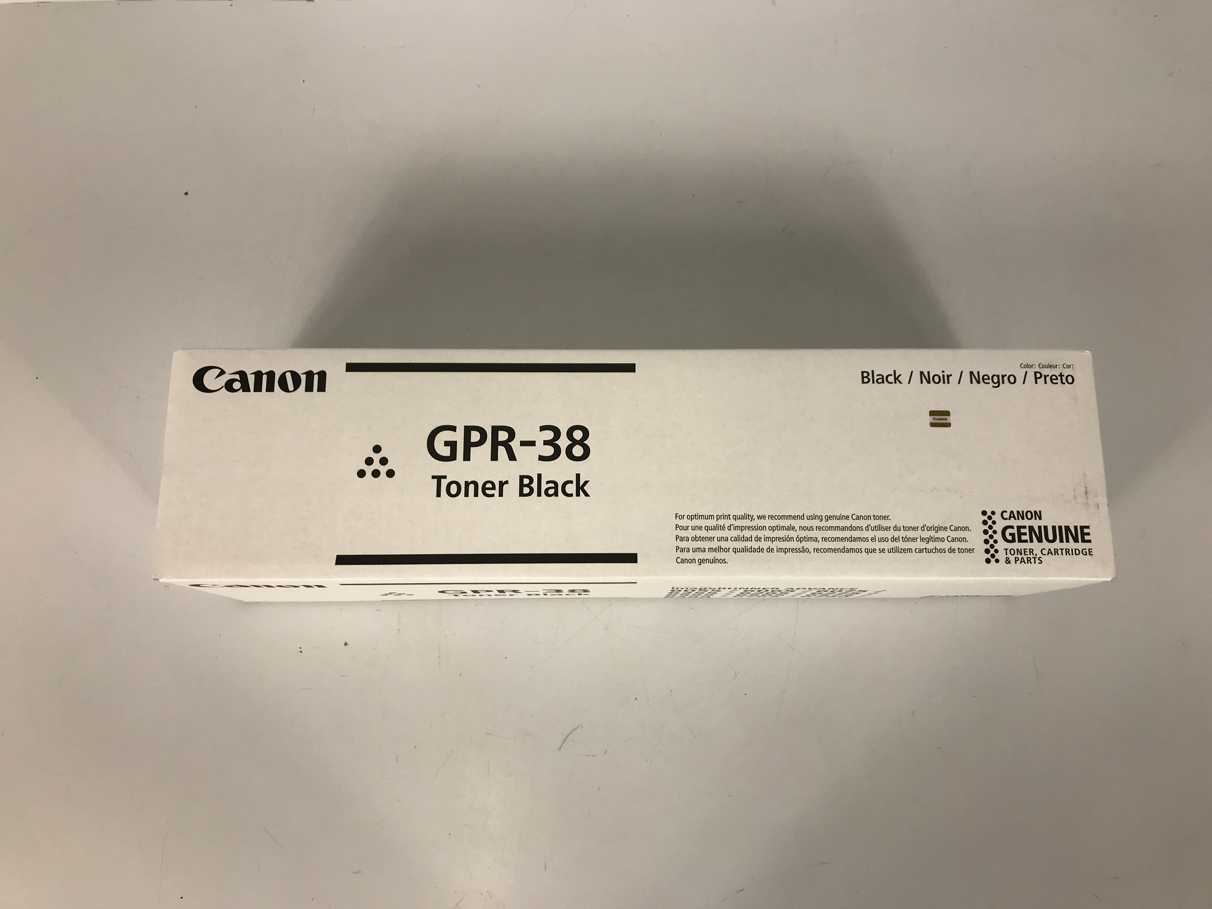 Canon 3766B003AA GPR-38 Black Toner Cartridge