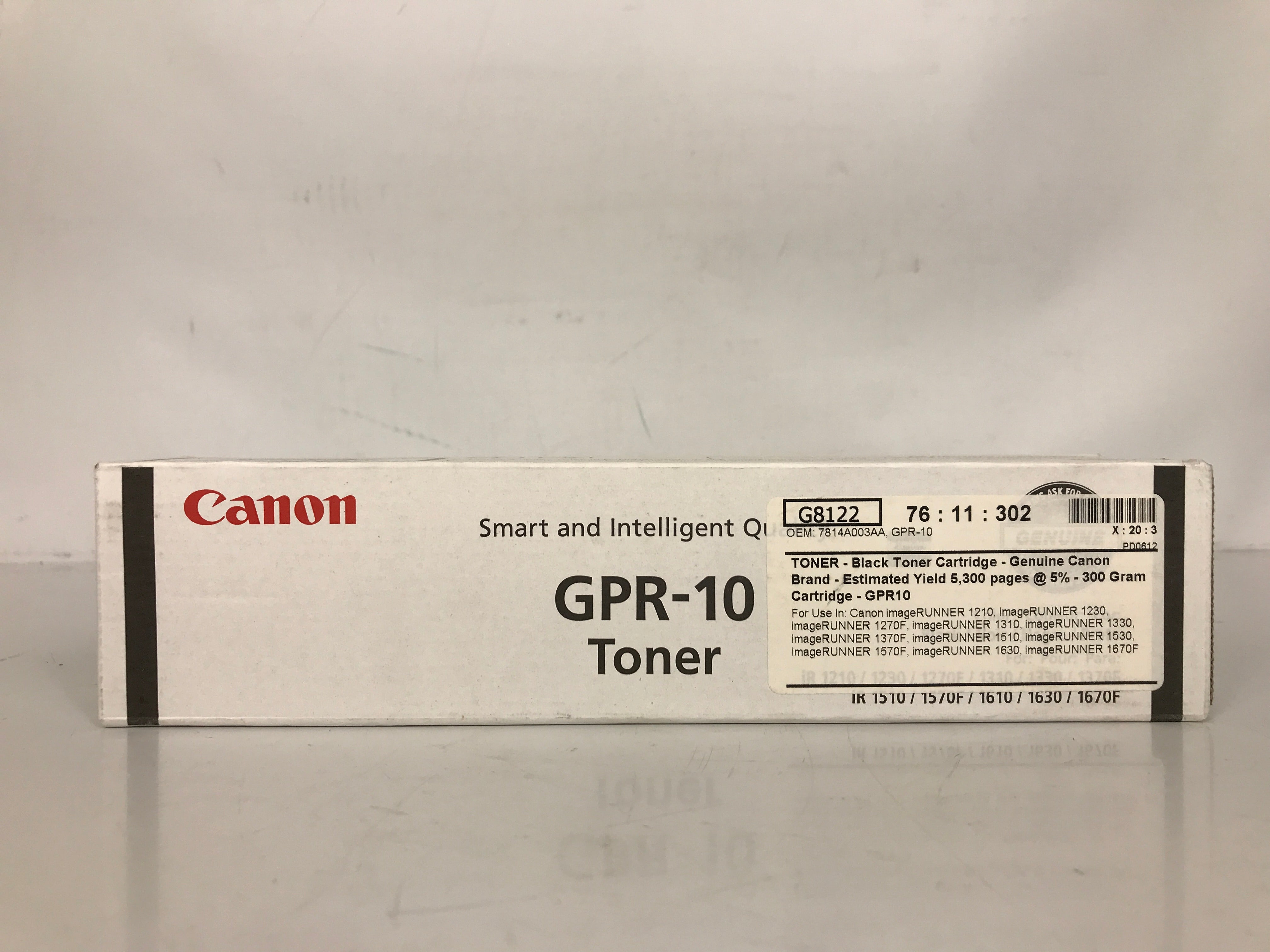 Canon GPR-10 7814A003AA Black Toner