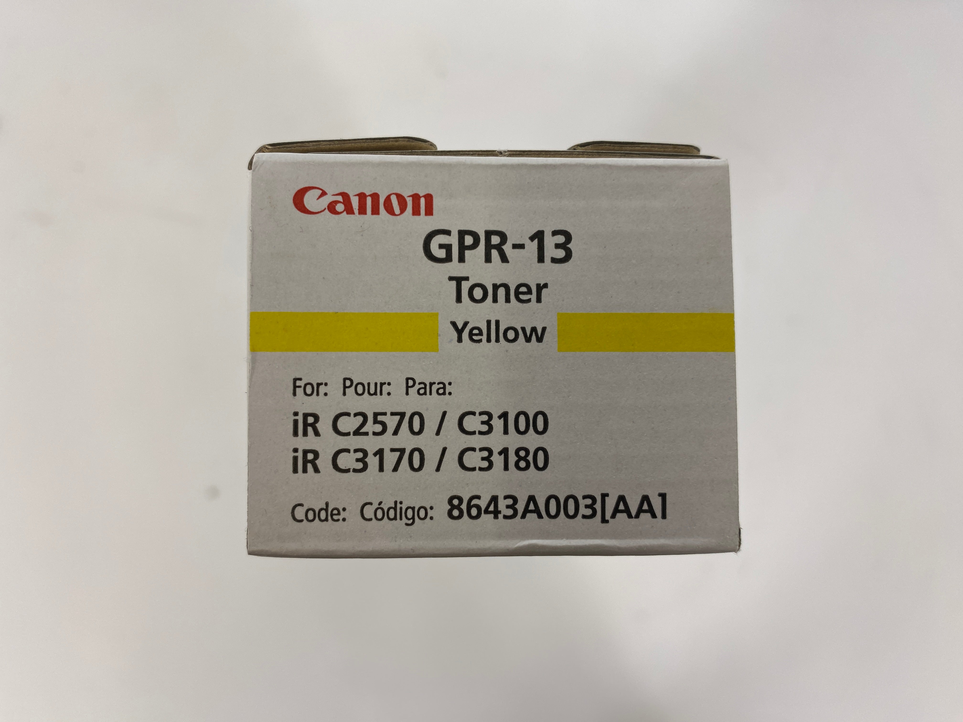 Canon GPR-13 8643A003 Yellow Toner Cartridge