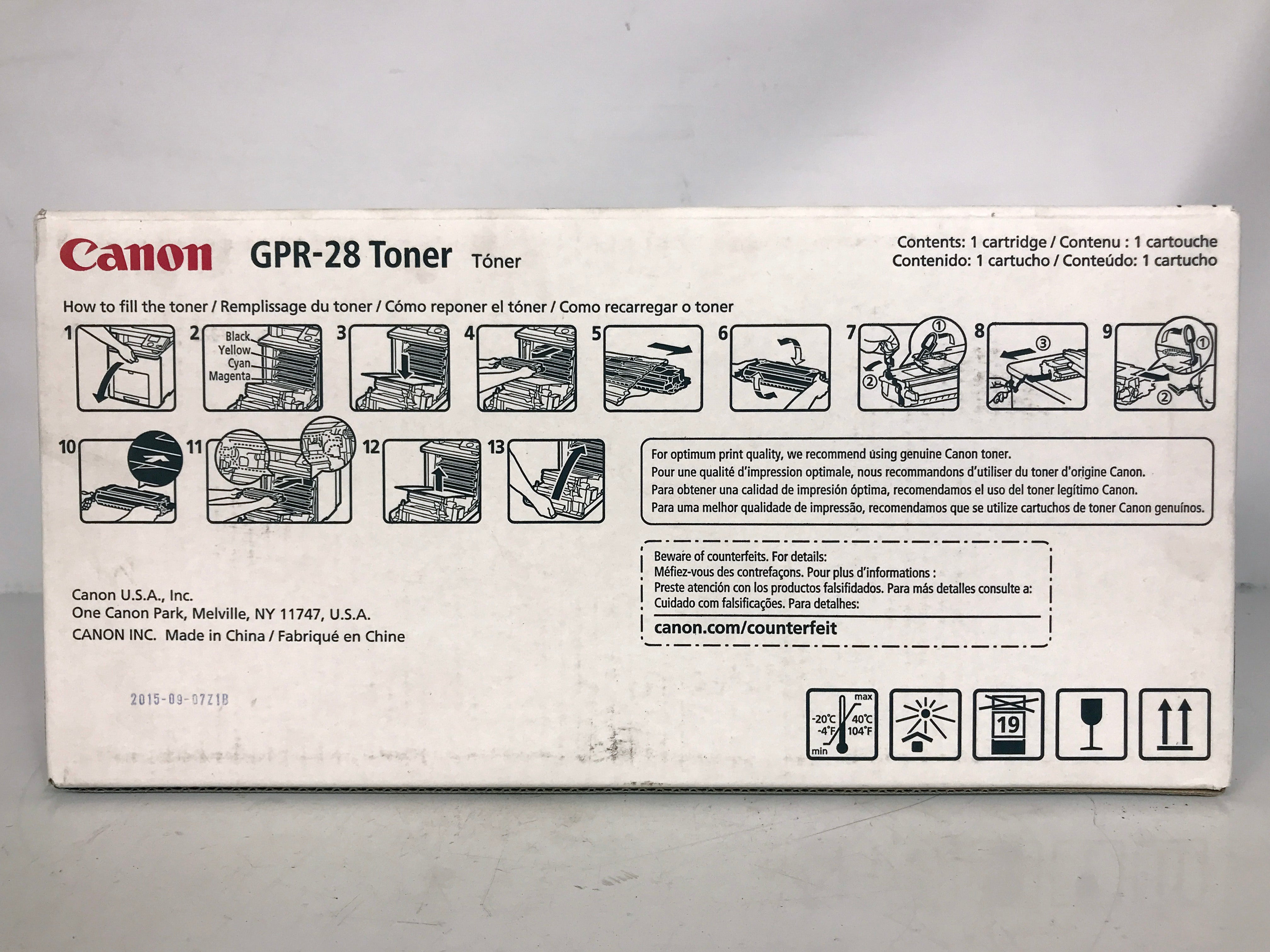 Canon GPR-28 1657B004BA Yellow Toner