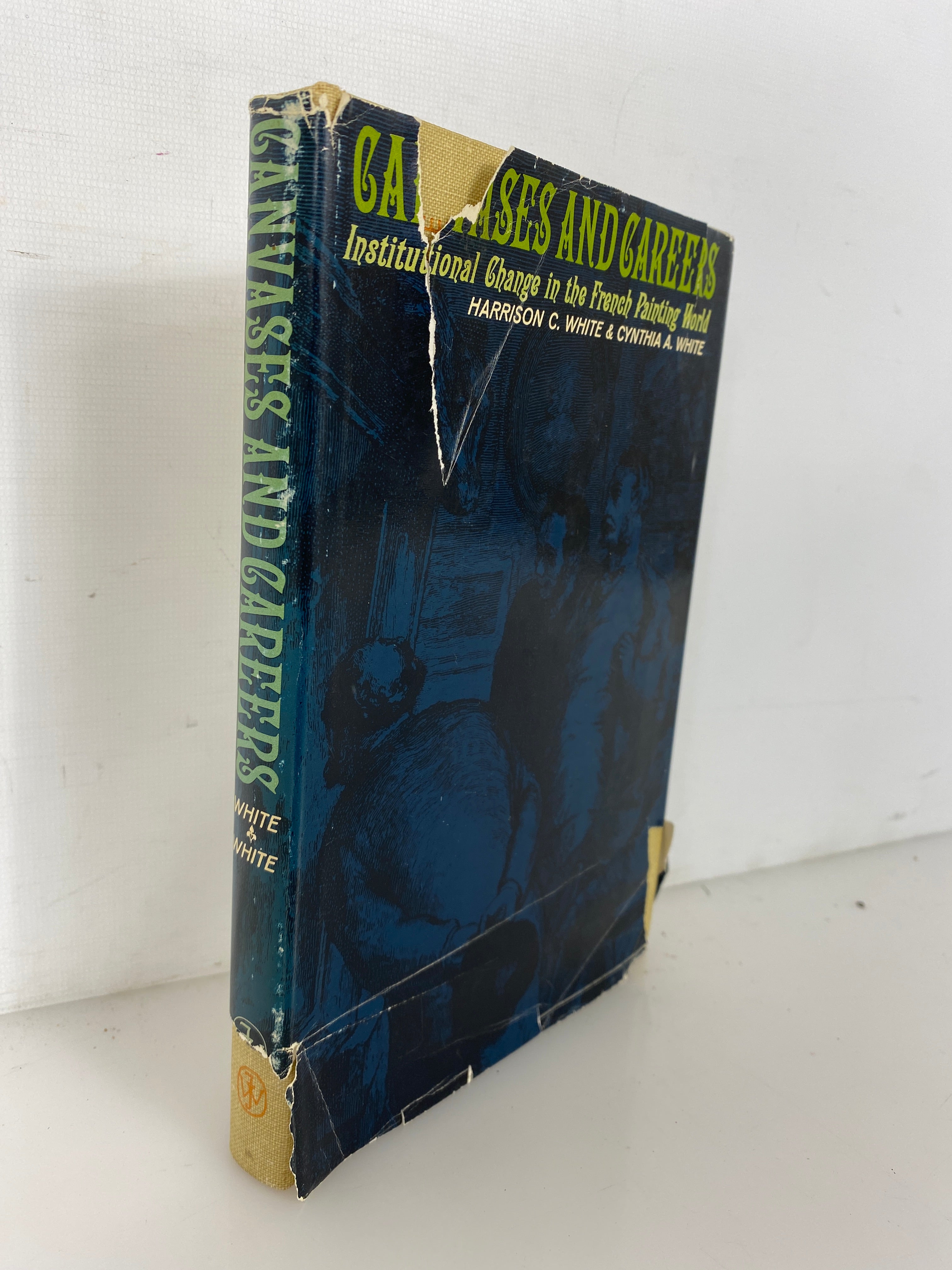 Canvases and Careers by White & White 1965 Vintage HC DJ