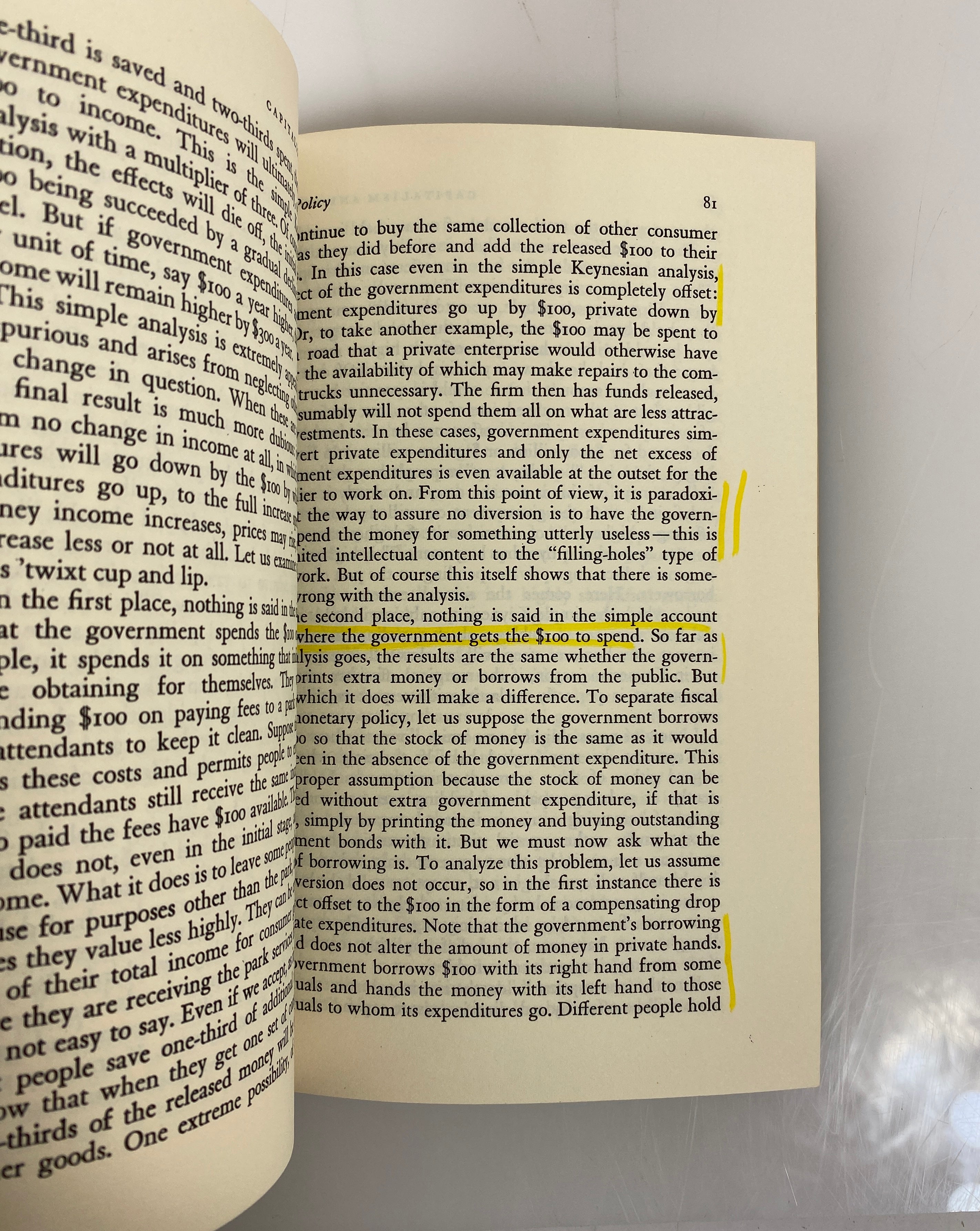 Capitalism & Freedom by Milton Friedman 1969 9th Impression SC