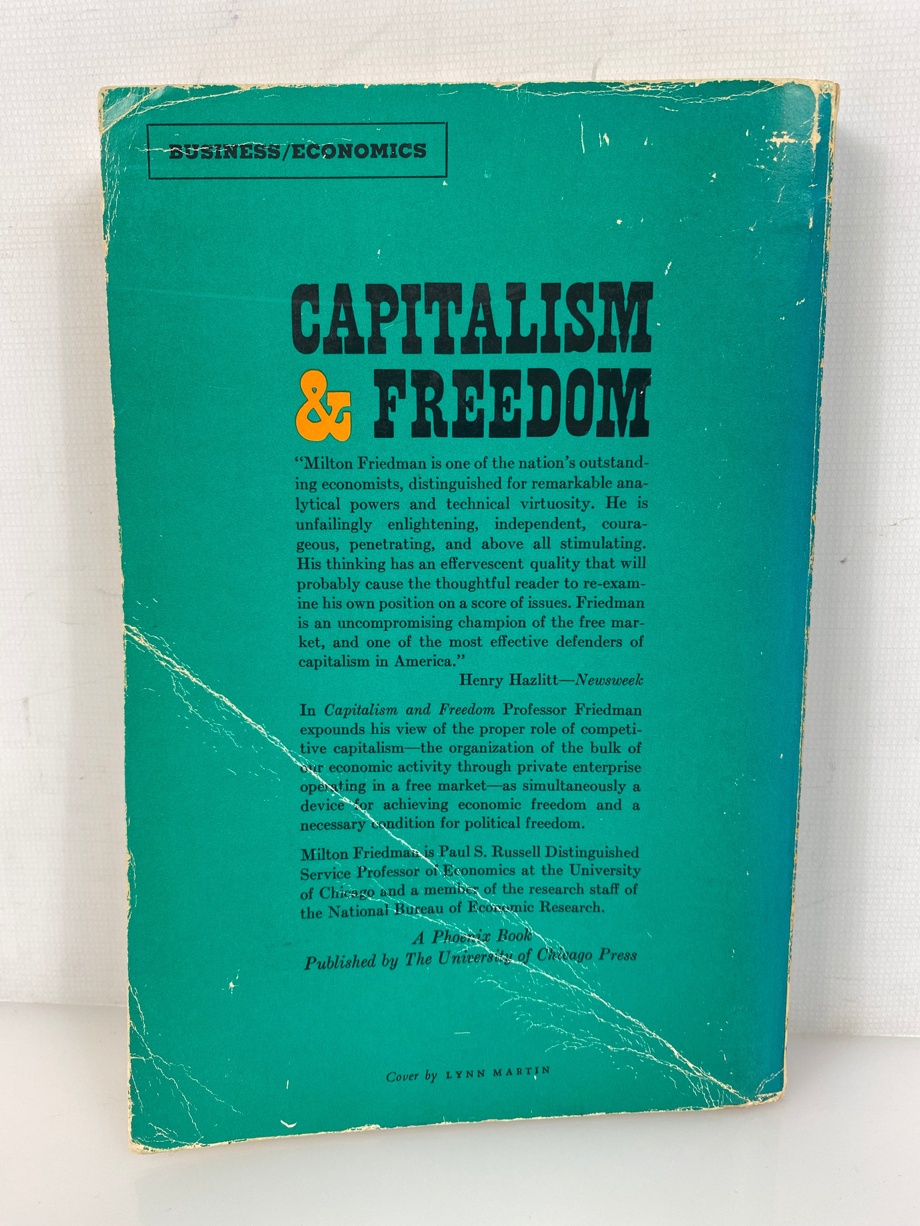 Capitalism & Freedom by Milton Friedman 1969 9th Impression SC