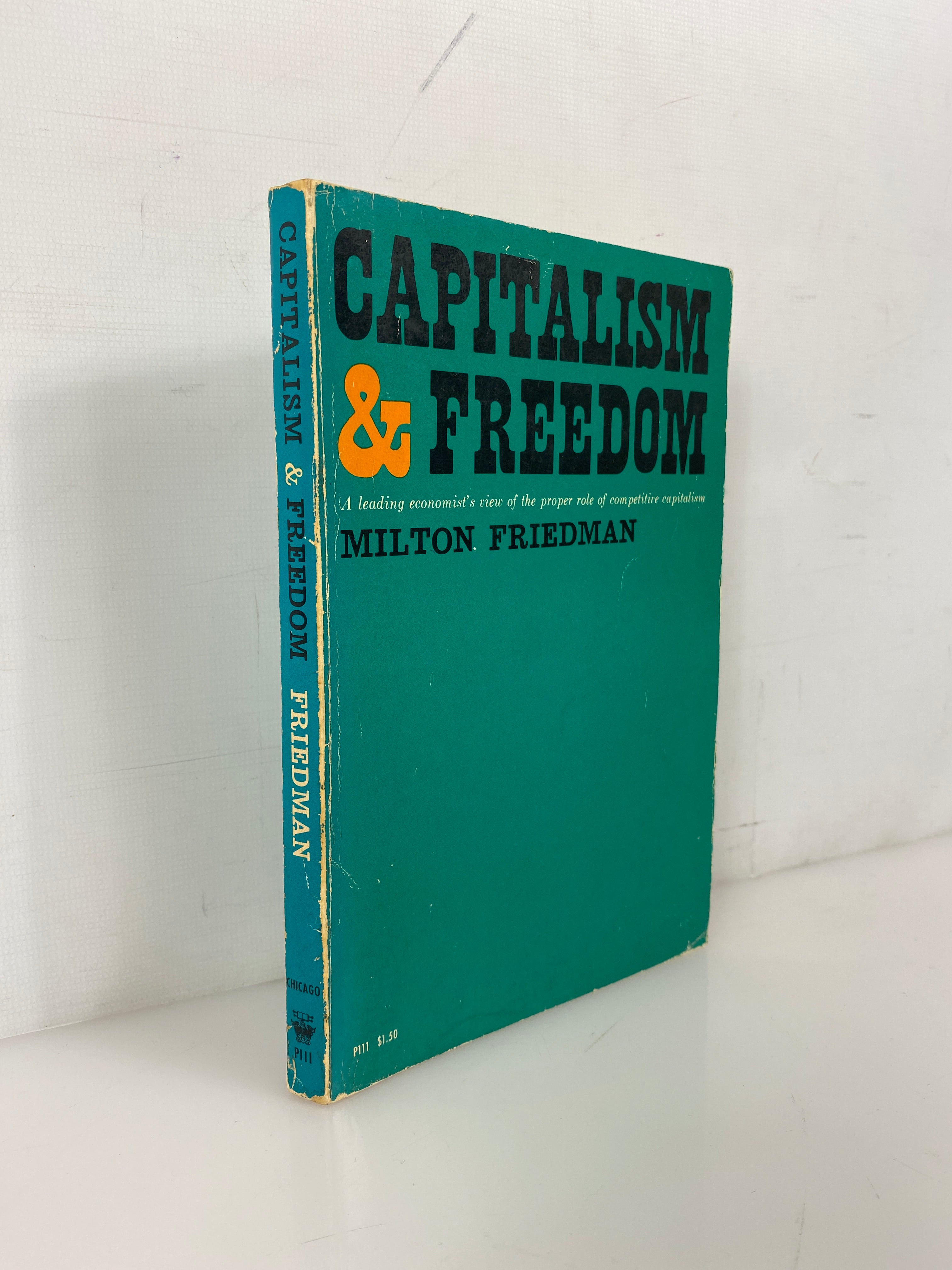 Capitalism & Freedom by Milton Friedman 1969 9th Impression SC