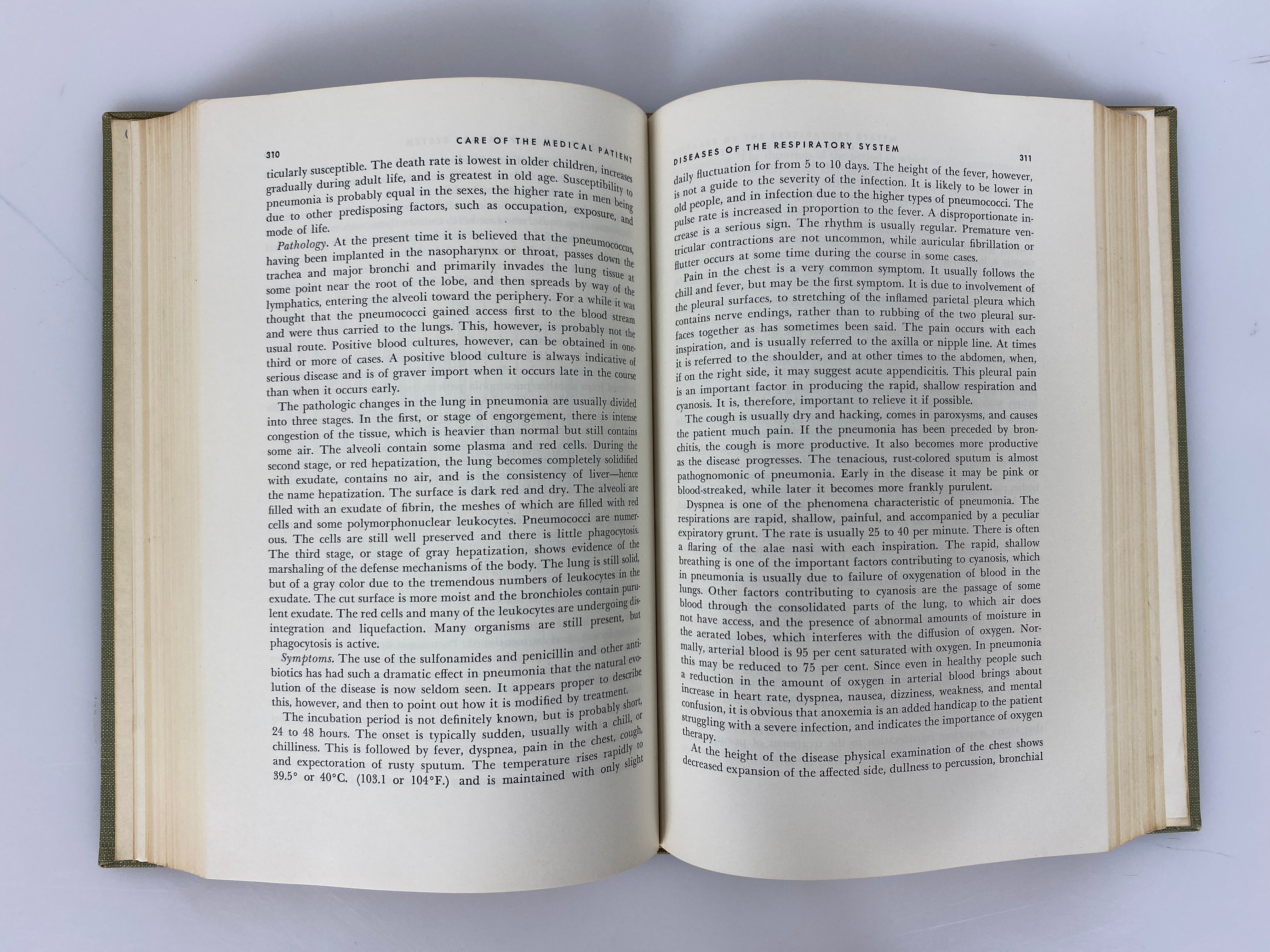 Care of the Medical Patient A Textbook for Nurses by Faddis/Hayman 1952 HC