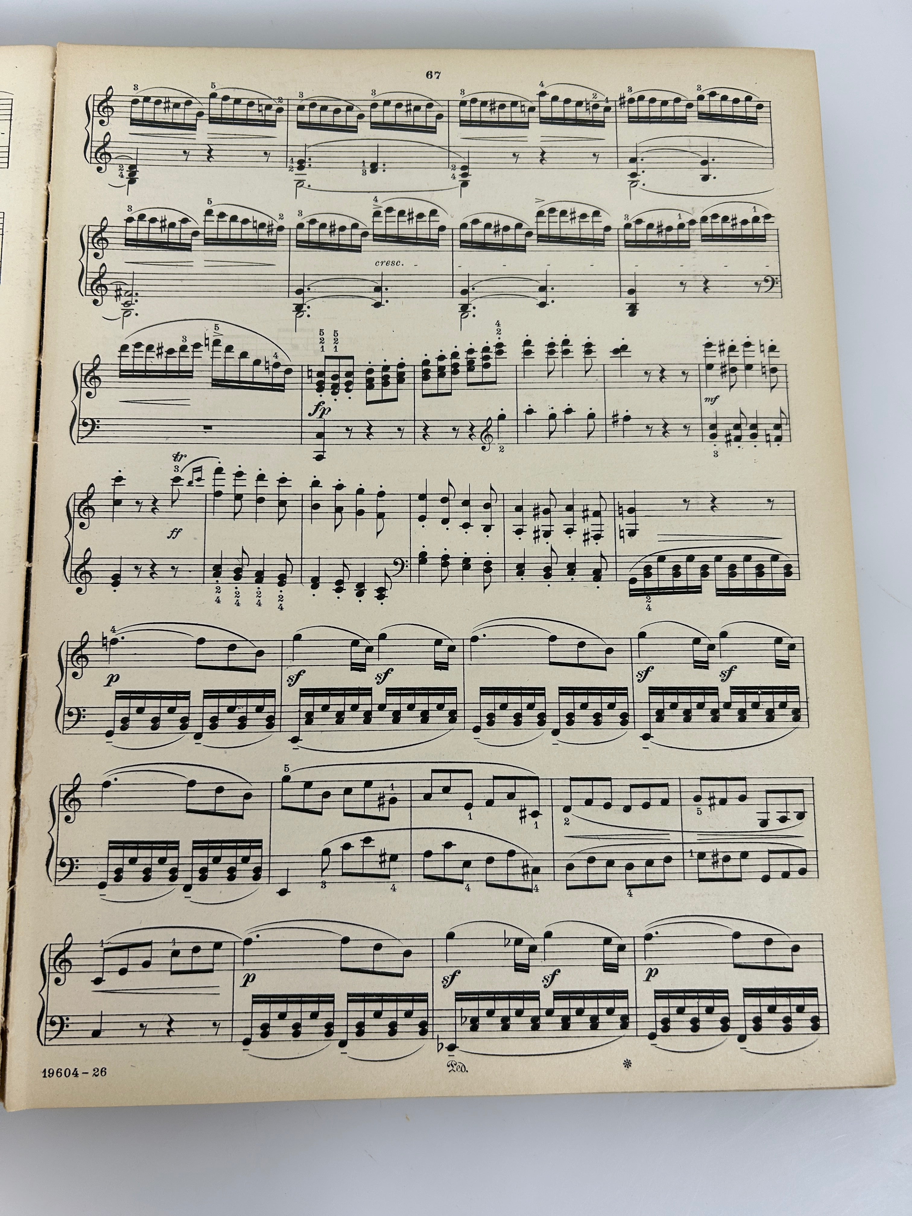 Carl Fischer's Music Library Beethoven Sonatas for Piano Forte Volume 1 HC