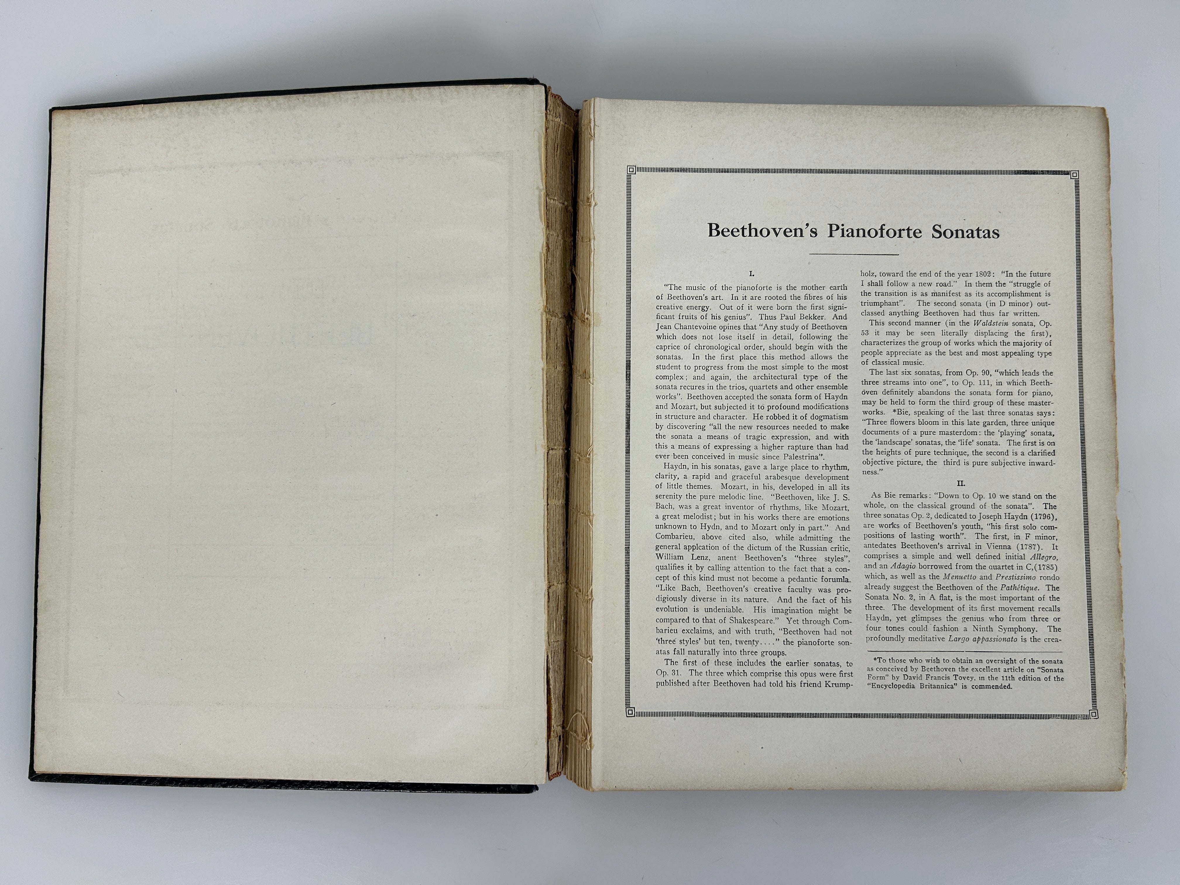 Carl Fischer's Music Library Beethoven Sonatas for Piano Forte Volume 1 HC