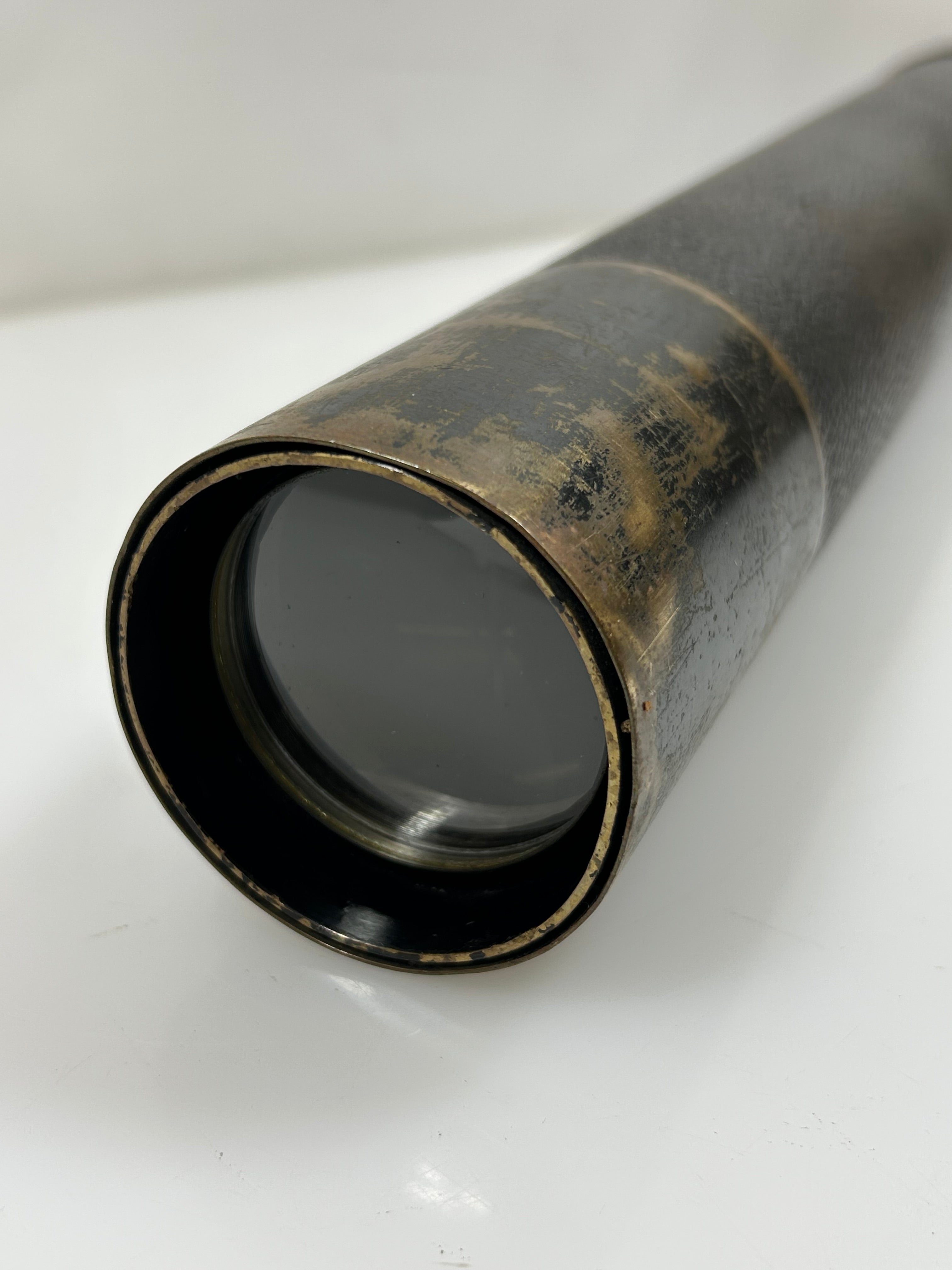 Carl Zeiss Vintage Telescope with Brown Leather Case