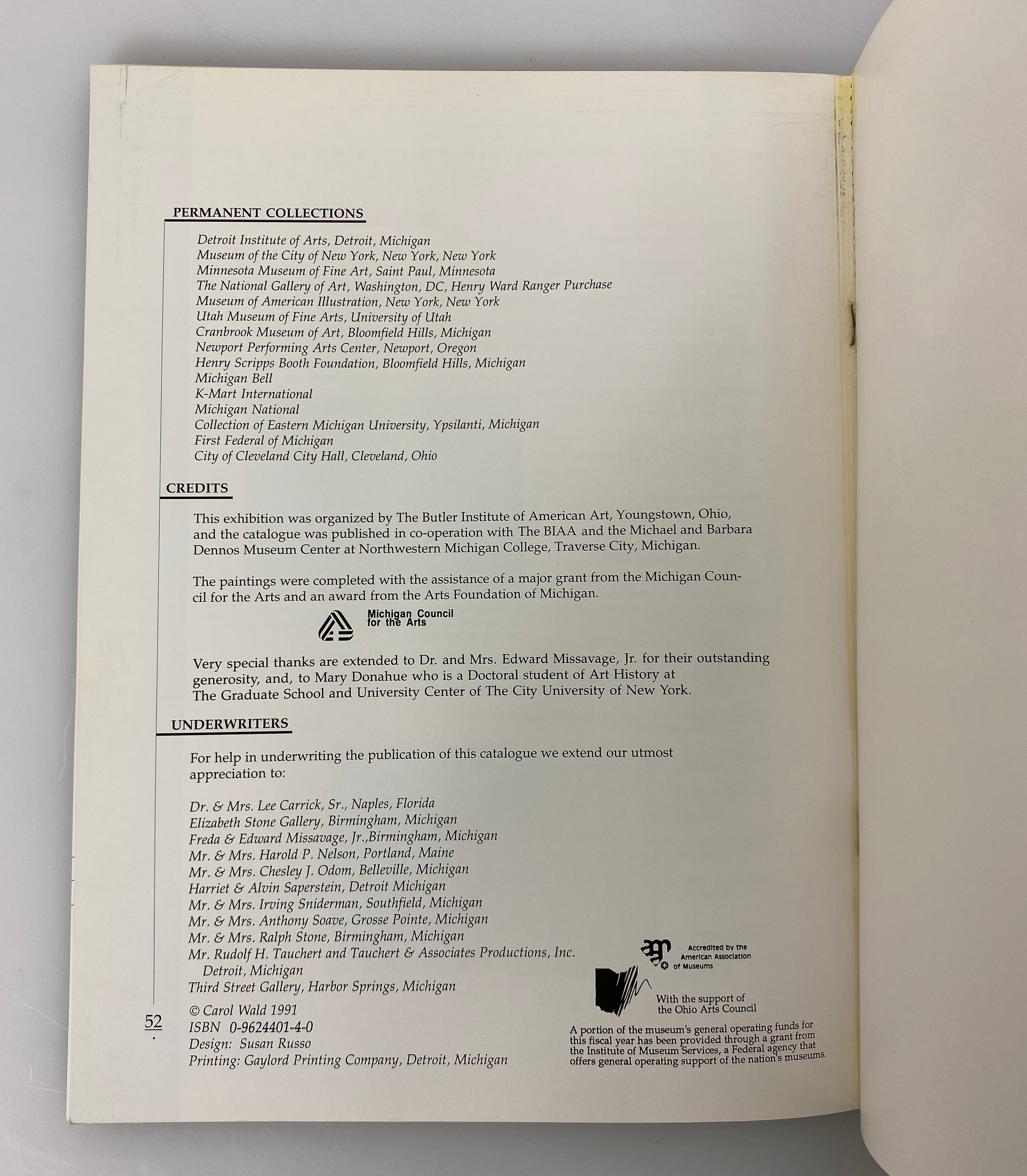 Carol Wald Sequences & Transformations 1991 Signed SC w Ephemera