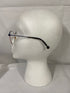 Carolina Herrera Gold and Blue Glasses