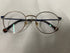 Carolina Herrera Gold and Blue Glasses
