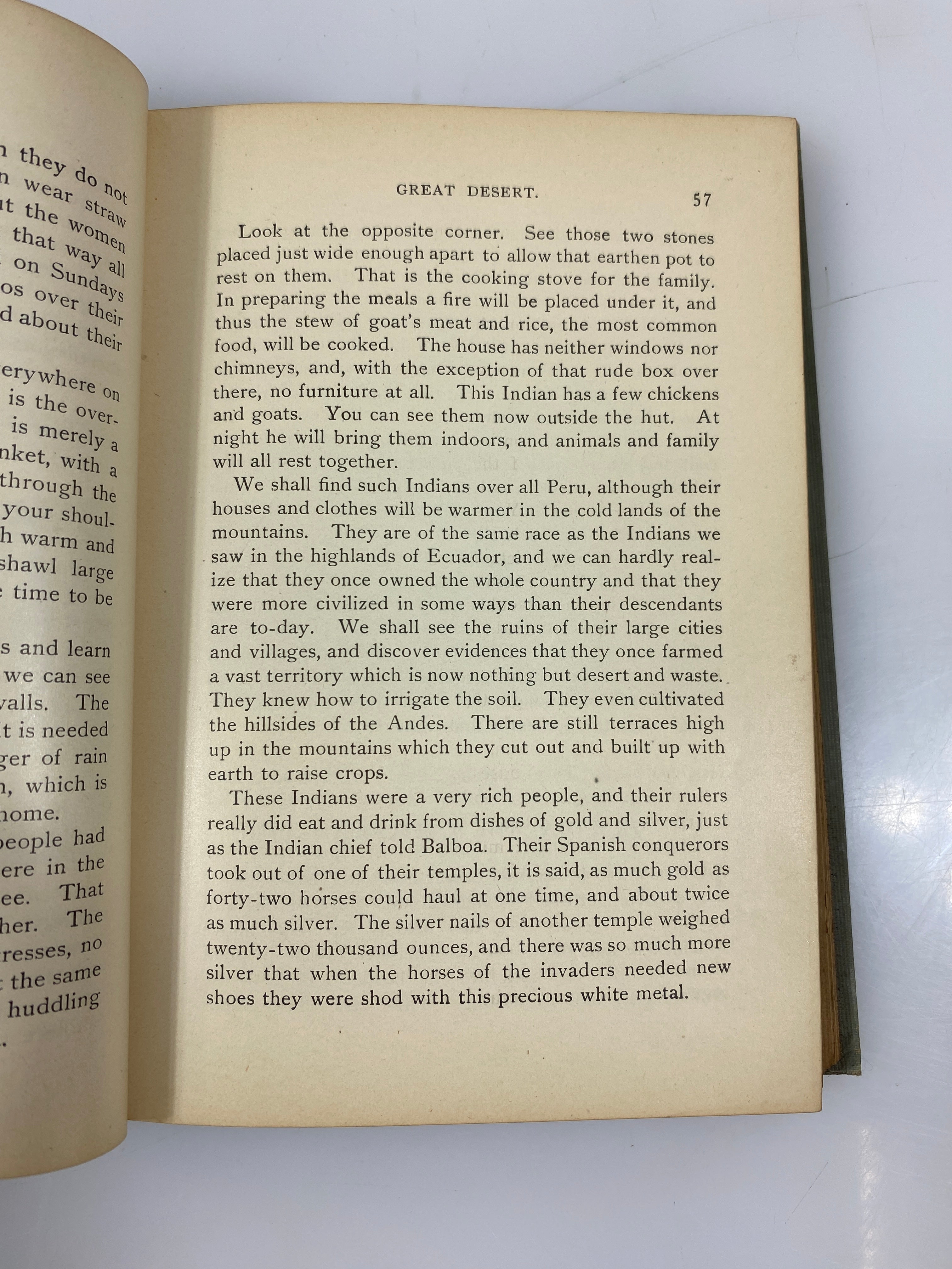Carpenter's Geographical Reader: South America by Carpenter 1899 HC