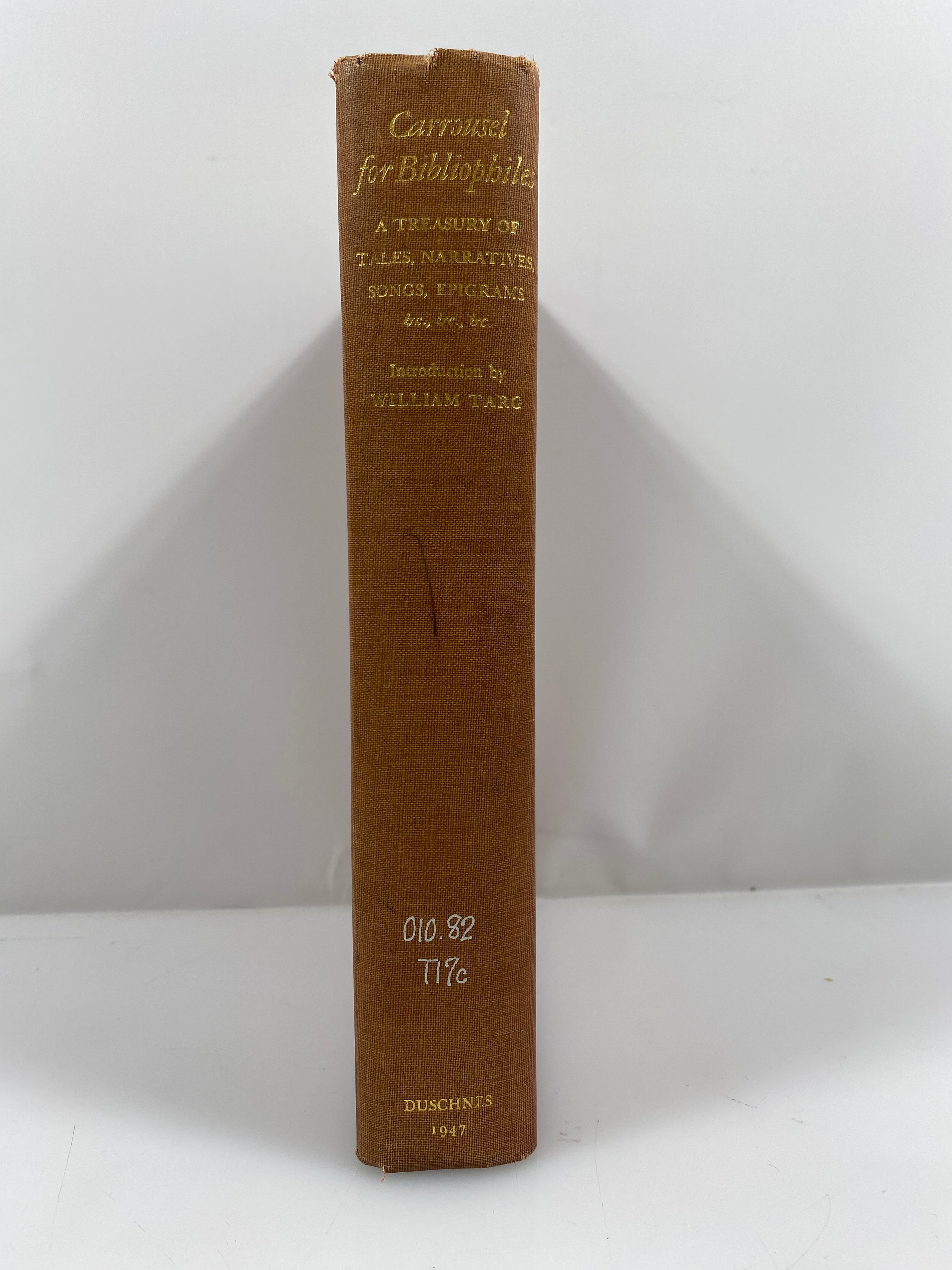 Carrousel for Bibliophiles by Targ 1947 HC