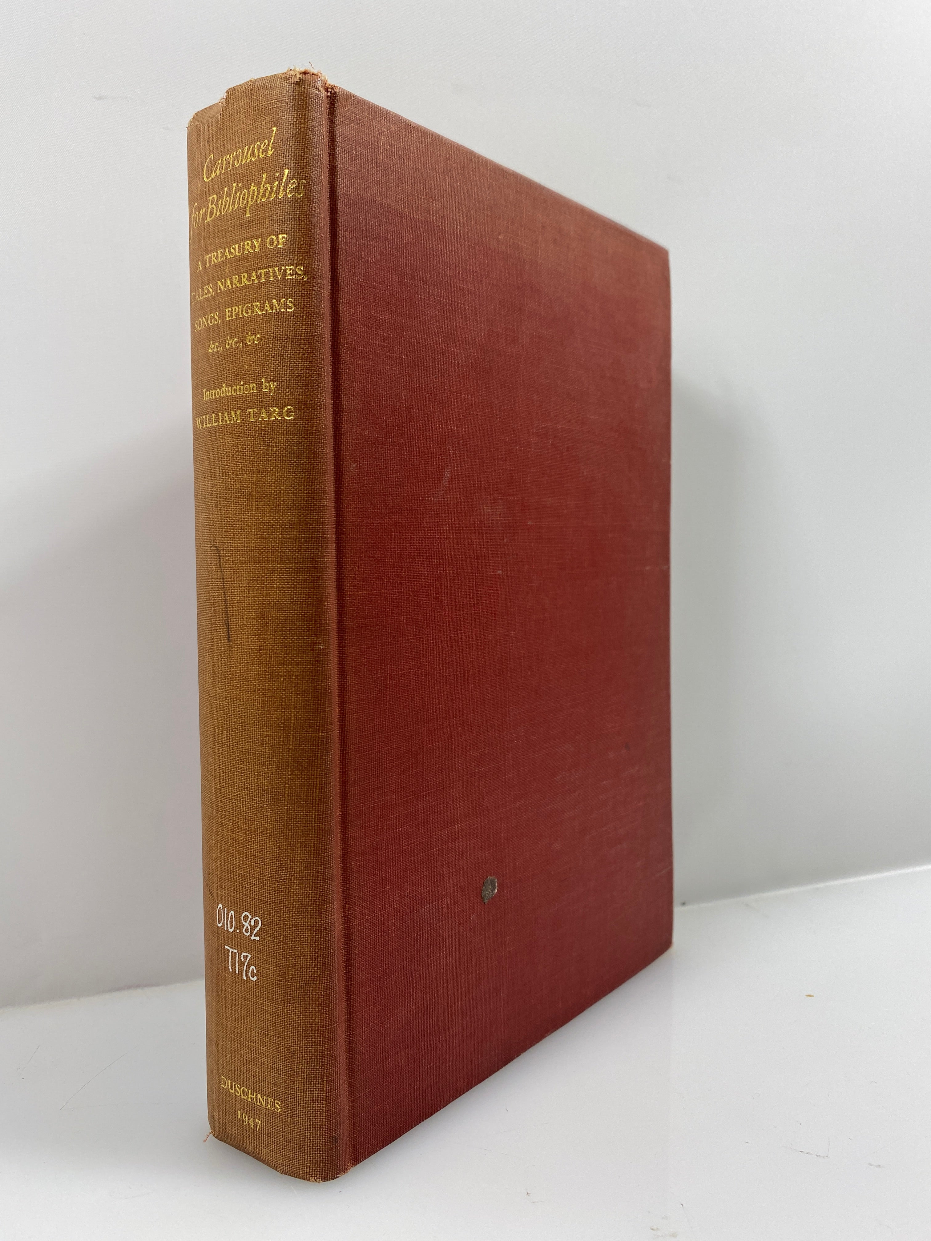Carrousel for Bibliophiles by Targ 1947 HC