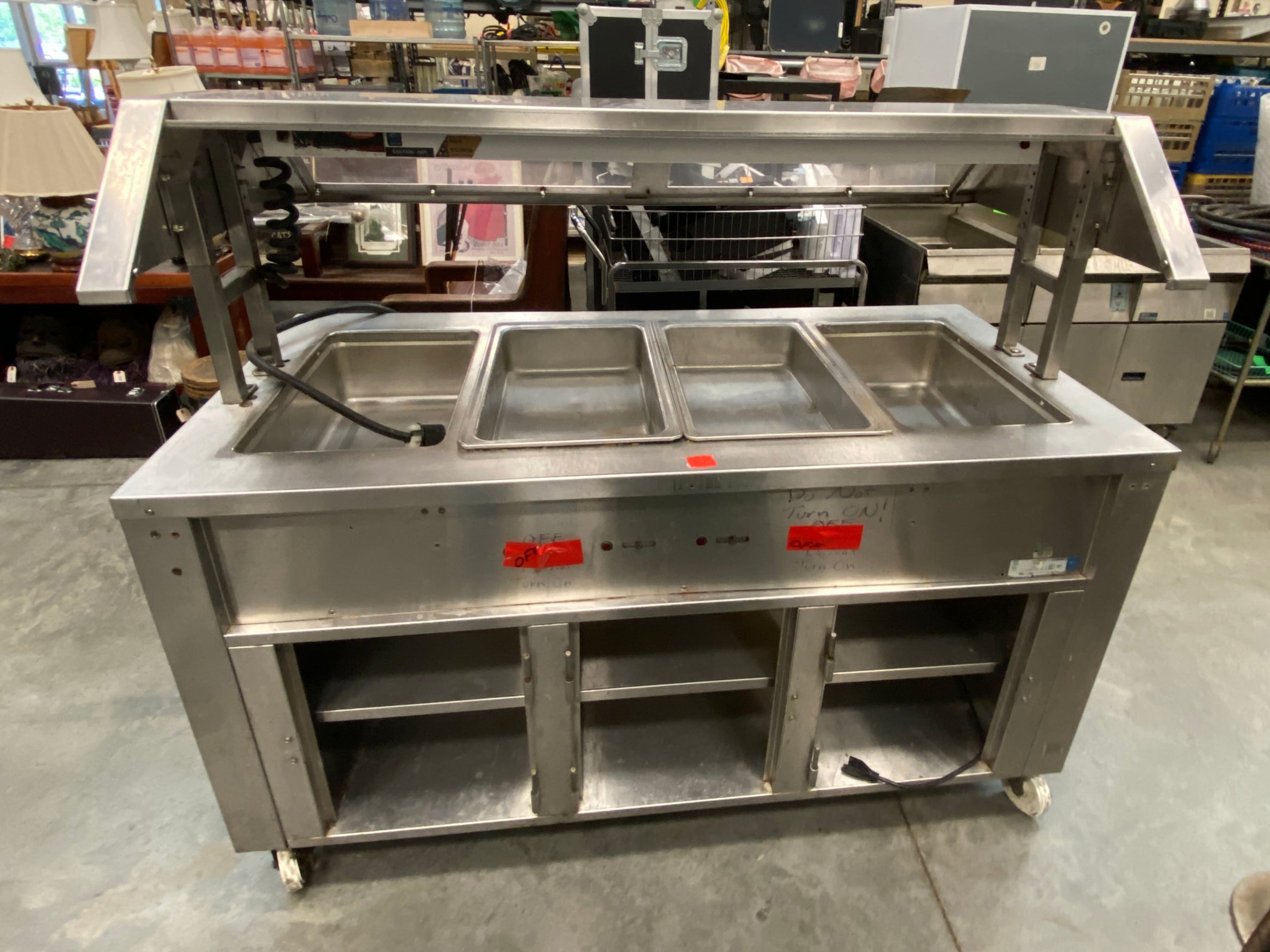 Carter-Hoffmann #C460 Hot Food/Buffet Cart