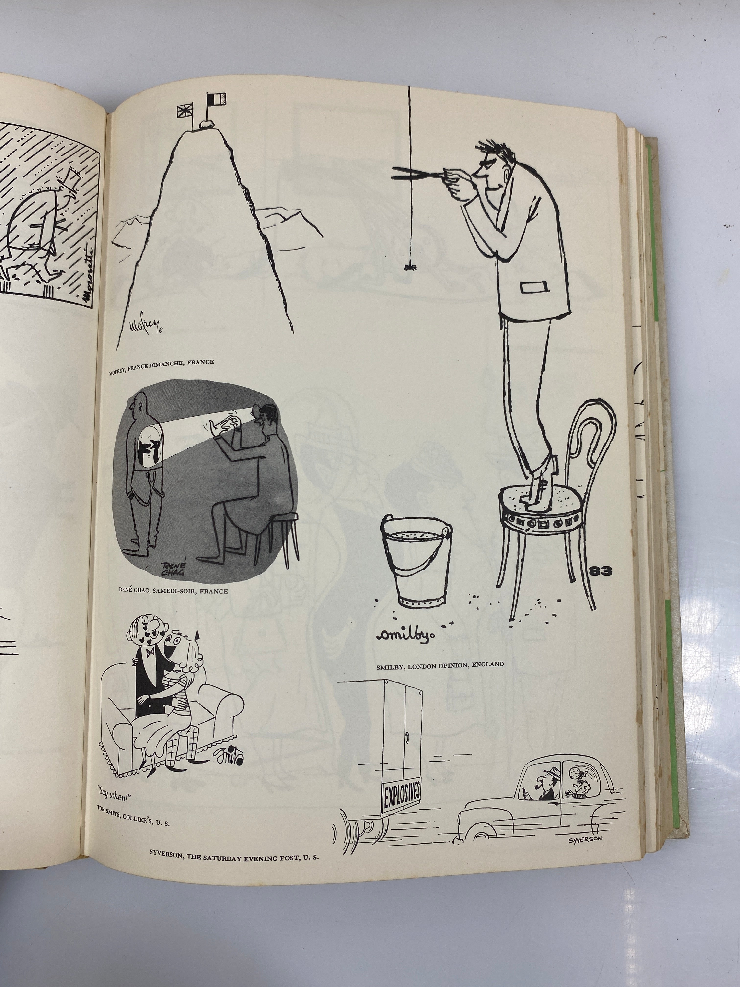 Cartoon Treasury by Johnson/Johnson 1955 HC