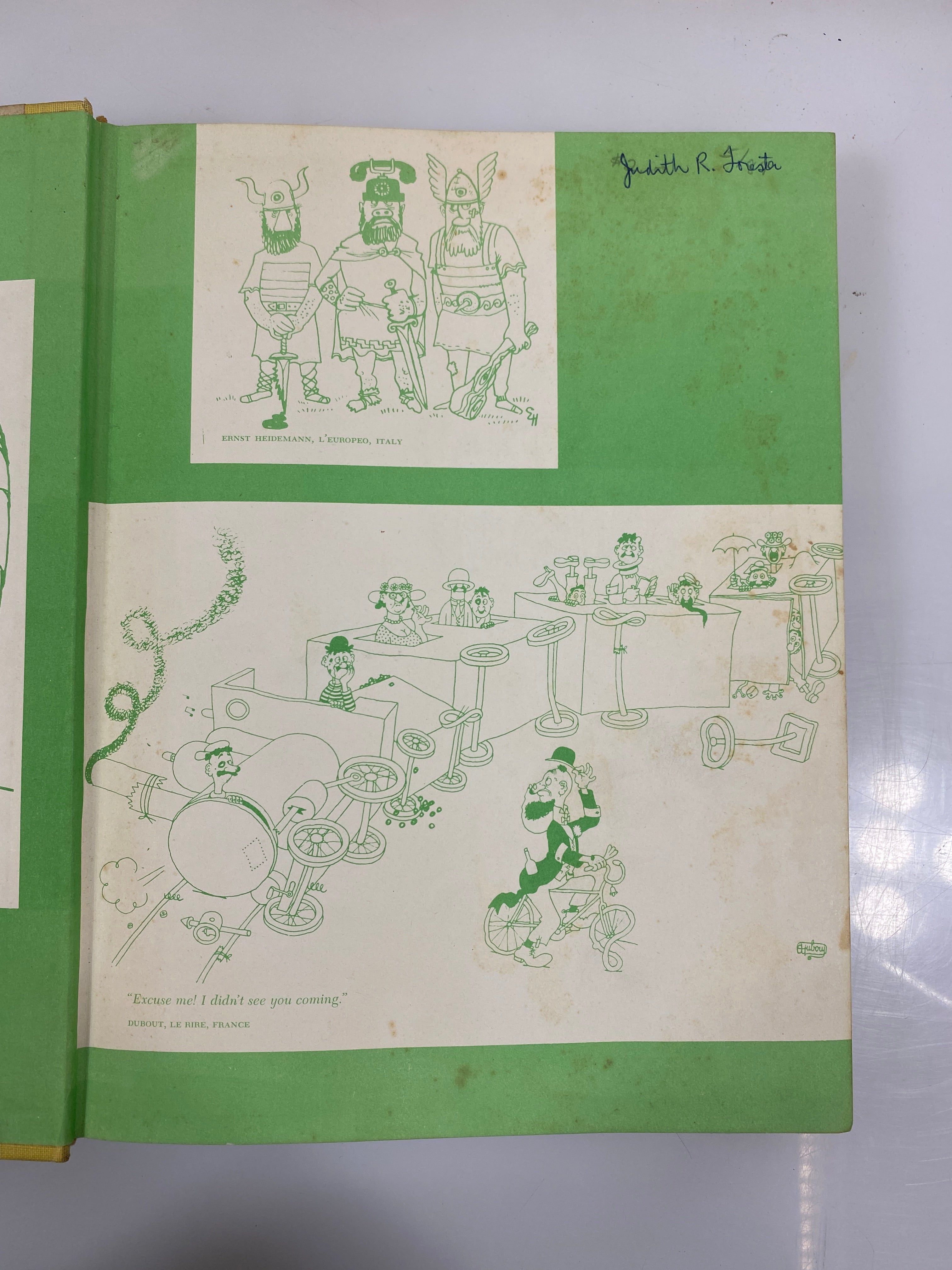 Cartoon Treasury by Johnson/Johnson 1955 HC