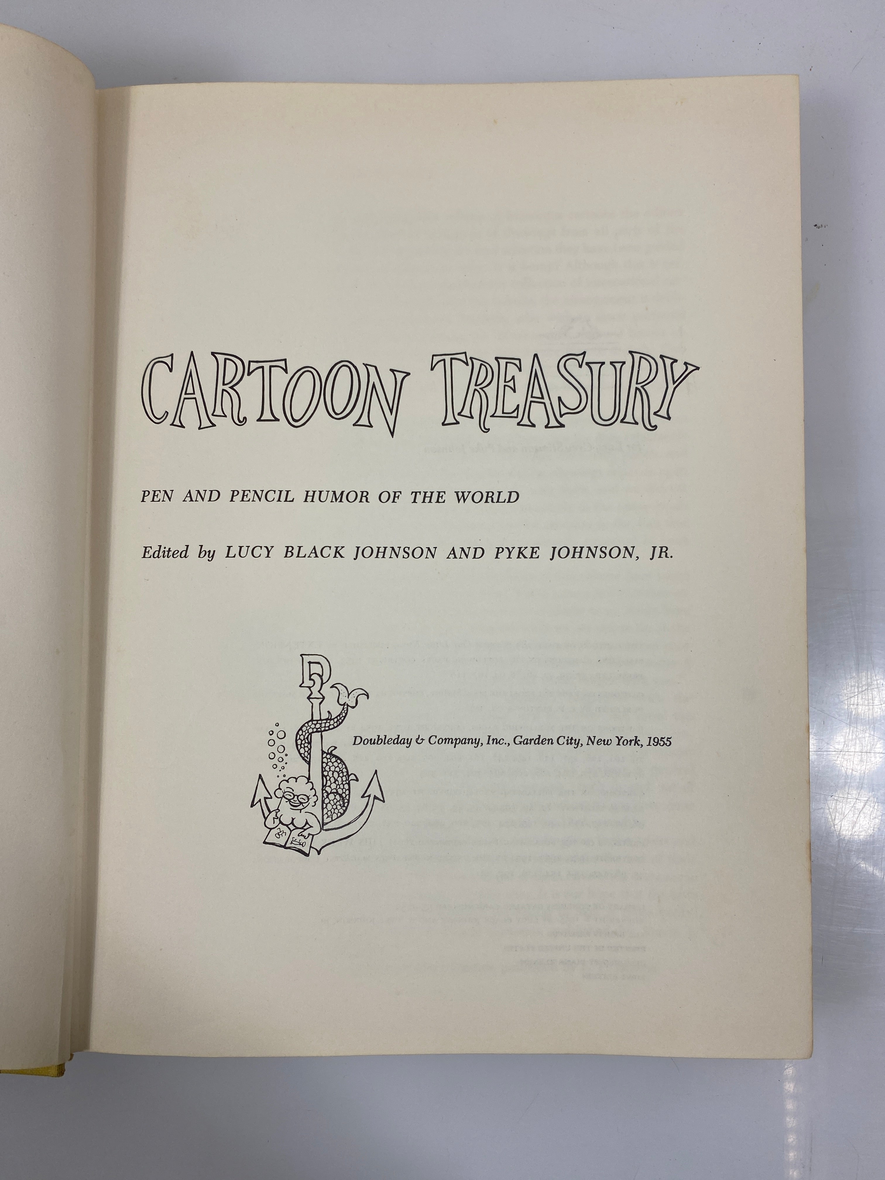 Cartoon Treasury by Johnson/Johnson 1955 HC