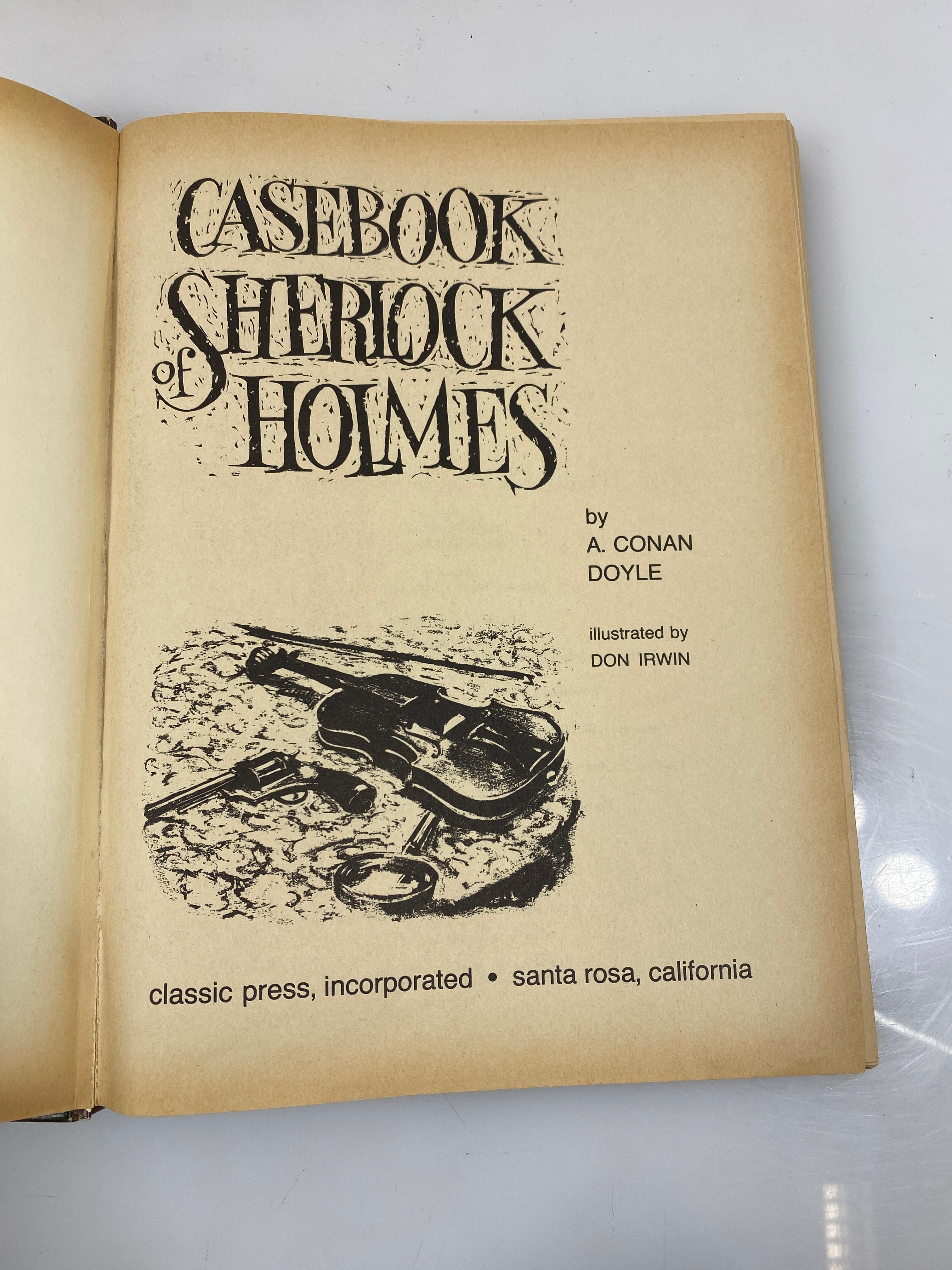 Casebook of Sherlock Holmes by Doyle Classic Press 1968 HC