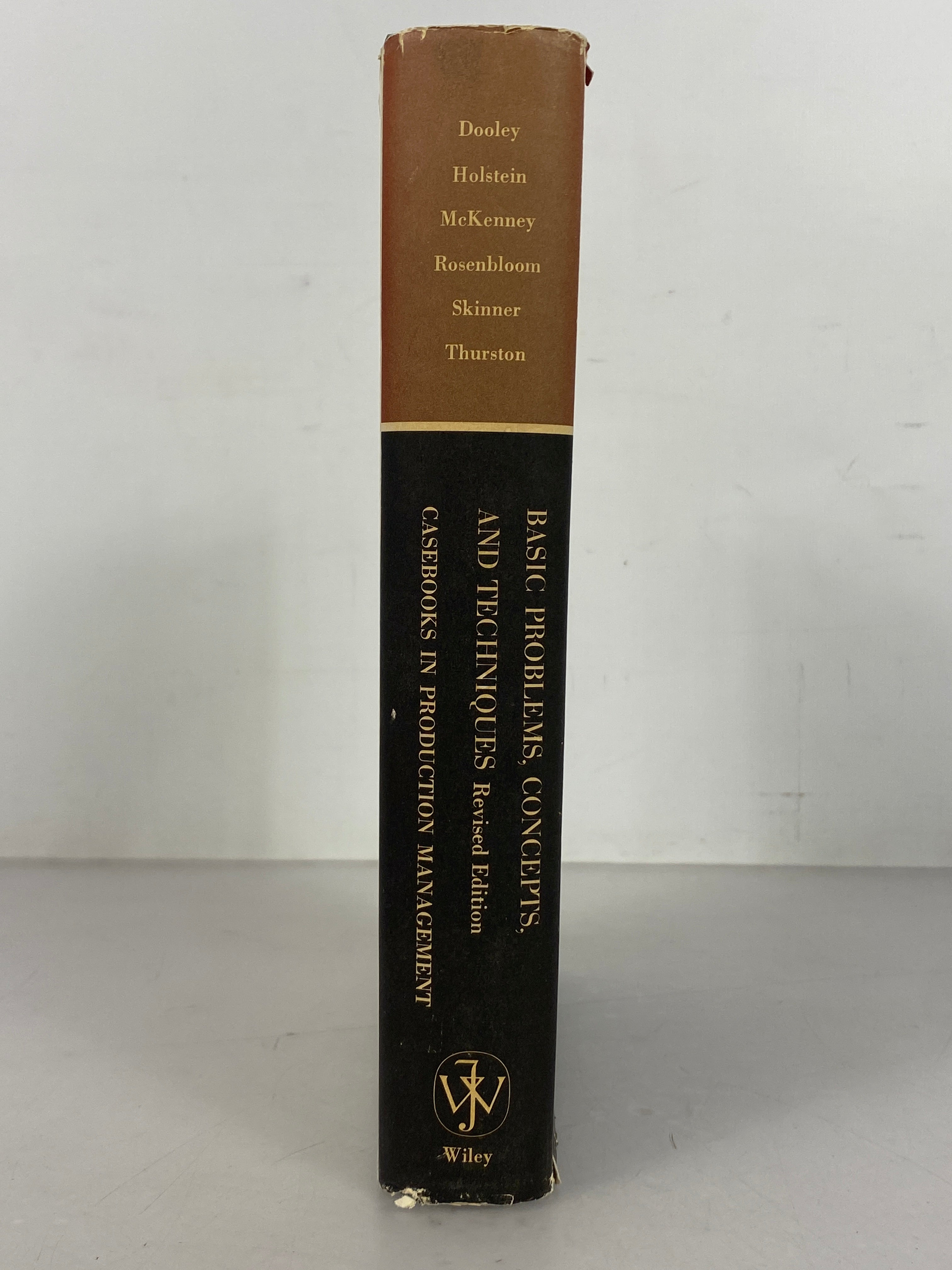 Casebooks in Production Management Problems/Concepts/Techniques 1968 HCDJ