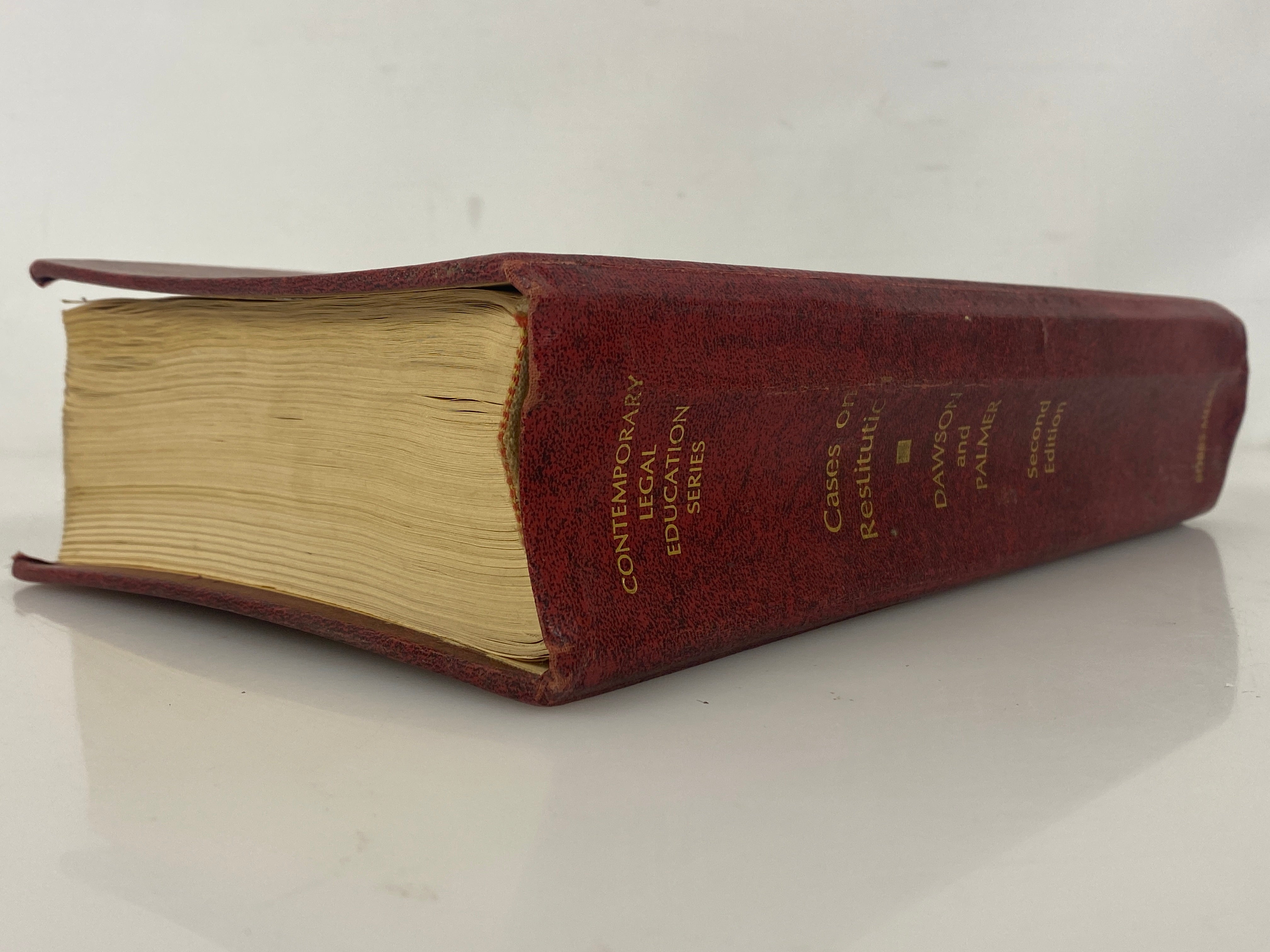 Cases on Restitution by Dawson and Palmer 1969 Vintage HC