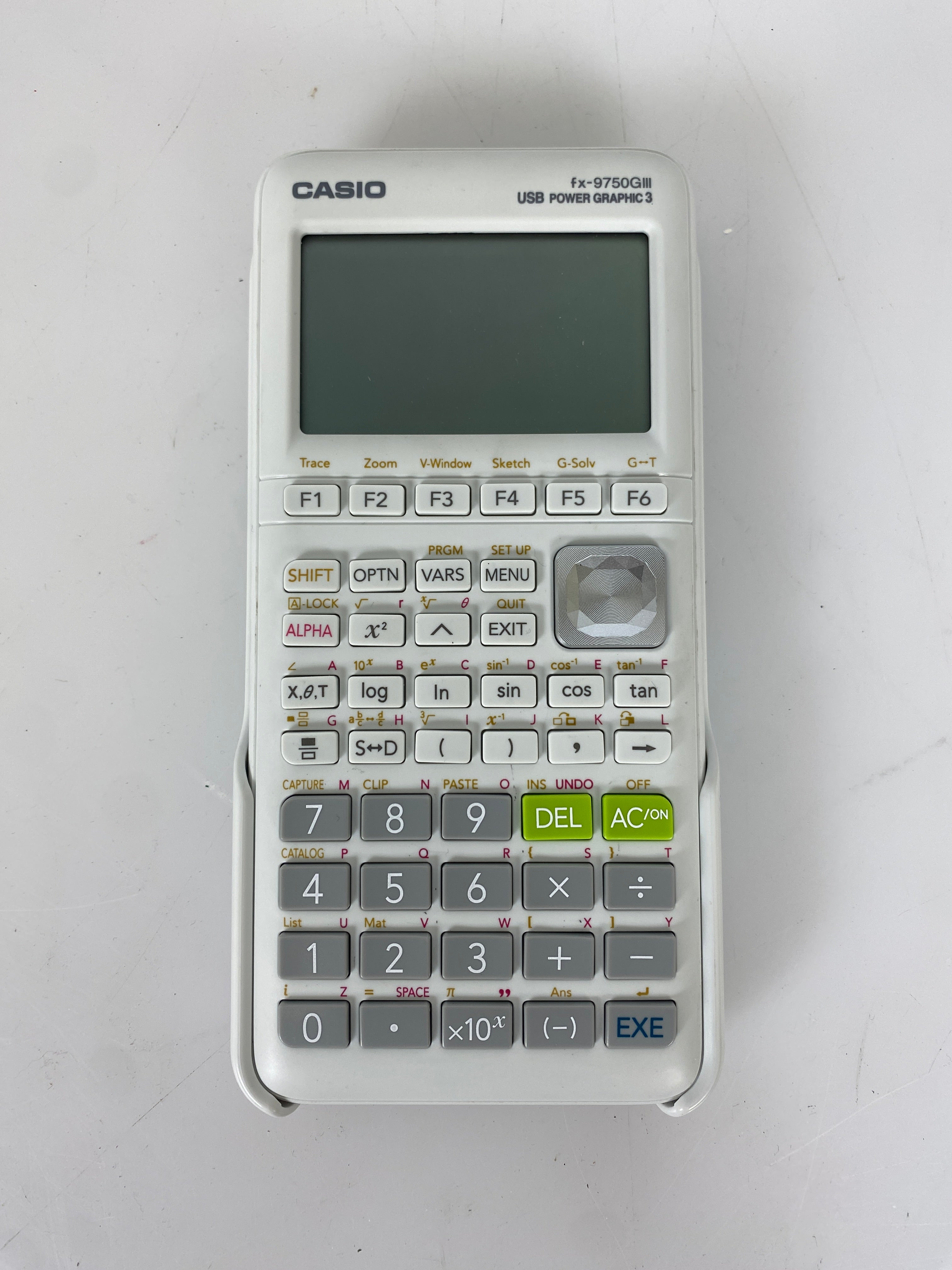 Casio fx-9750GIII White Graphing Calculator