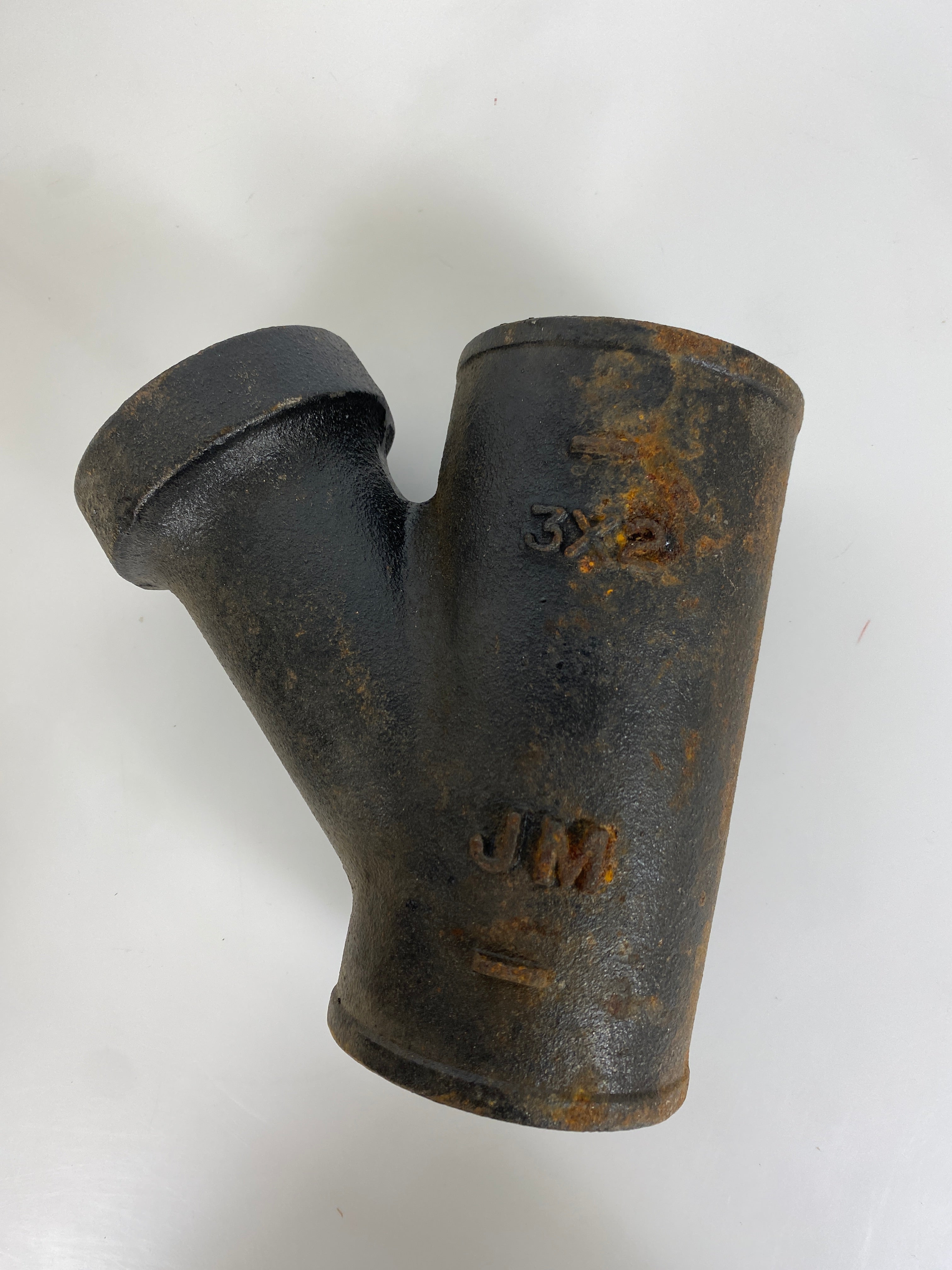 Cast Iron Tapped No Hub WYE 3"x 2" Pack of 4