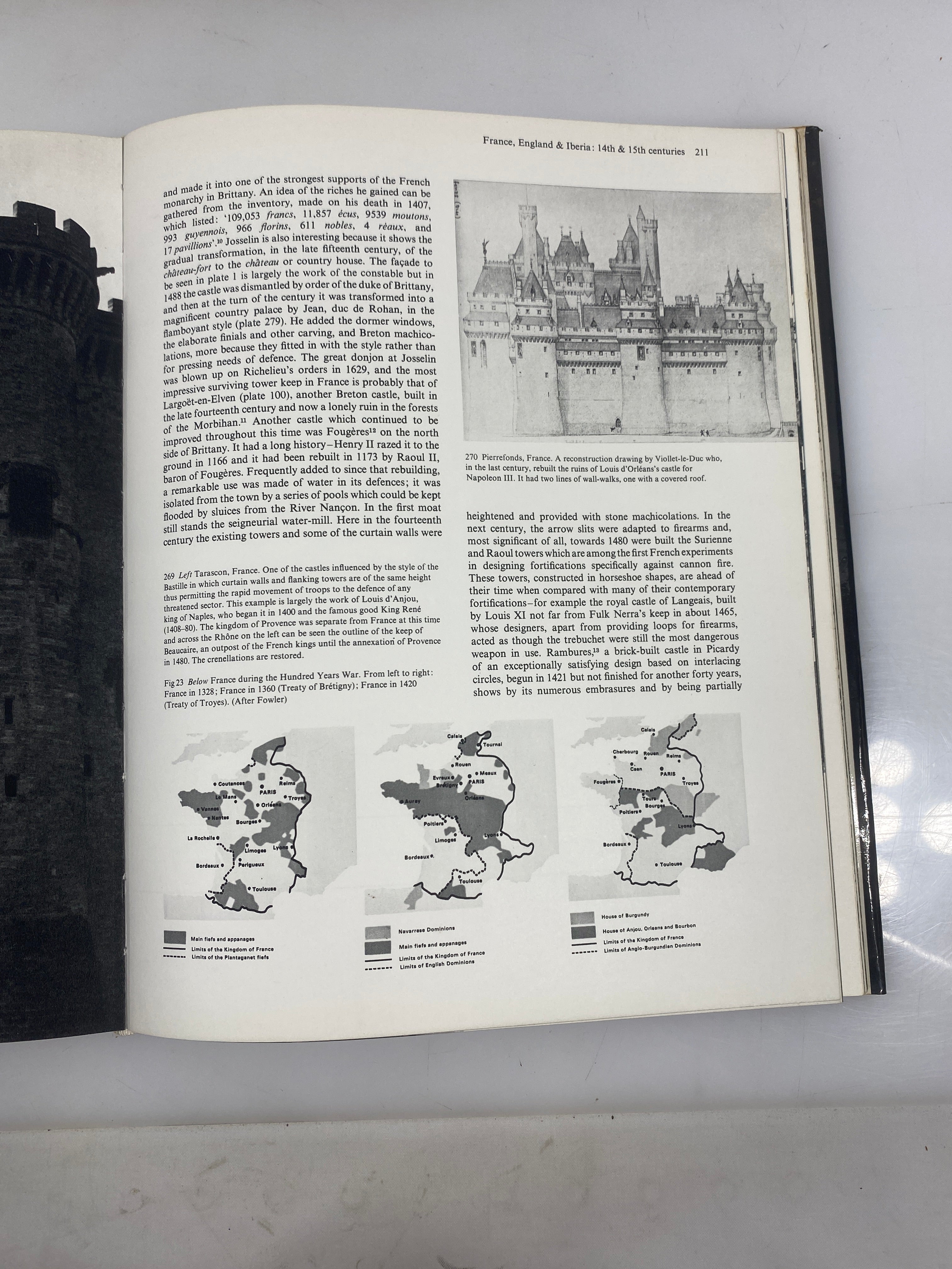 Castles of Europe by Anderson Random House 1970 HCDJ