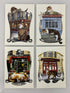 Cat Themed Postcards by Bernard Vercruyce