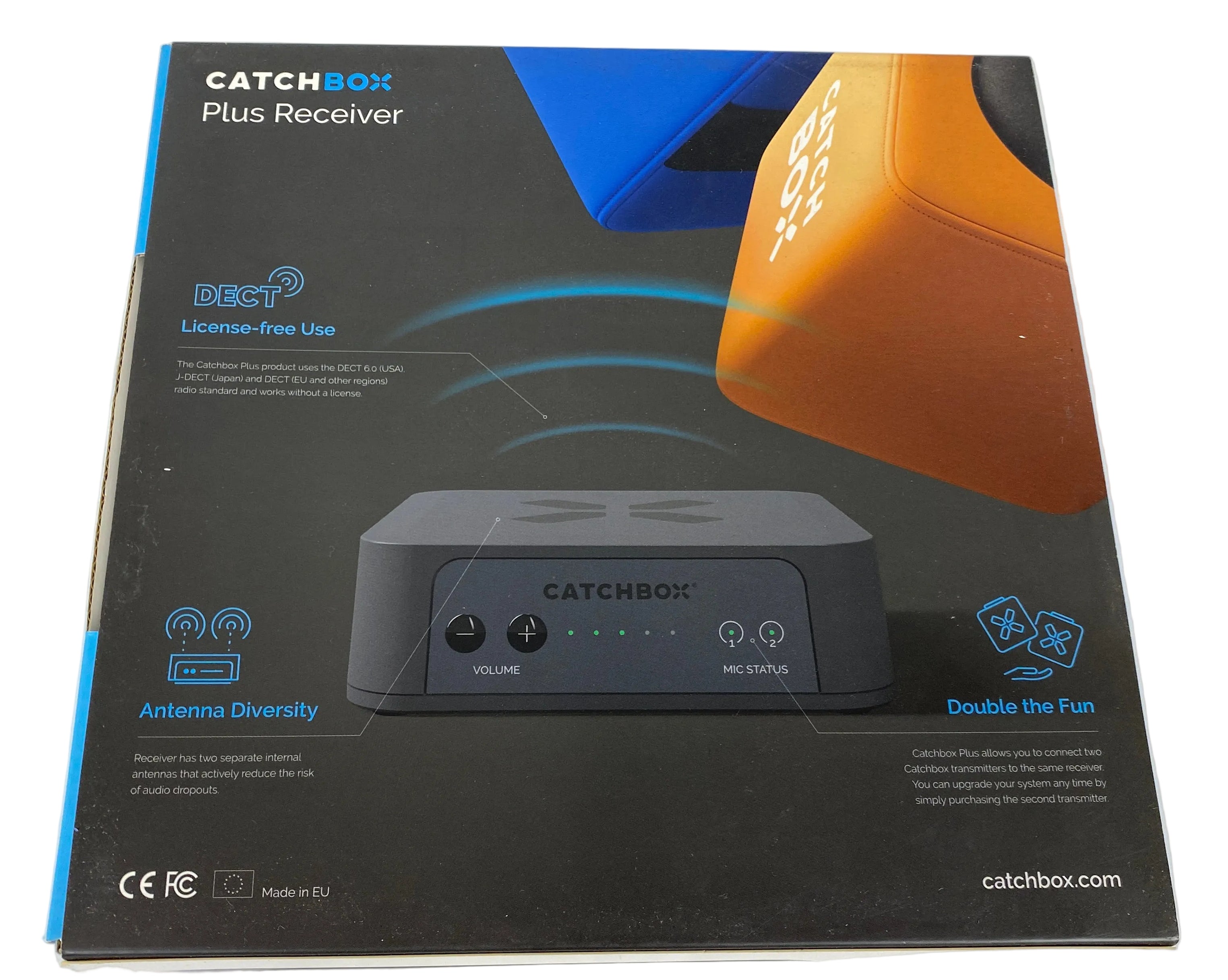 Catchbox Plus Receiver *No Accessories & Untested*