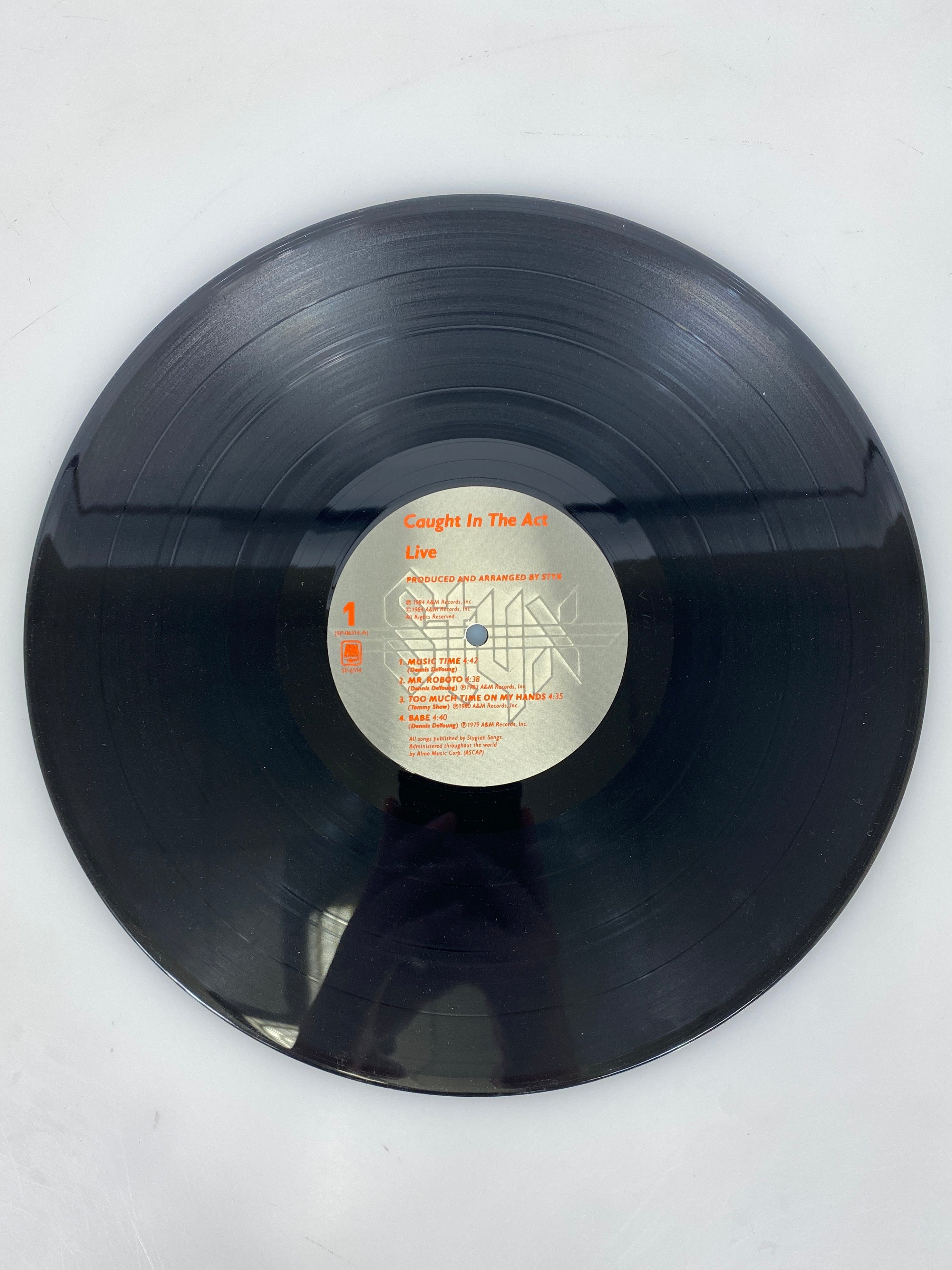 Caught in the Act Live Styx 1984 Vinyl Record