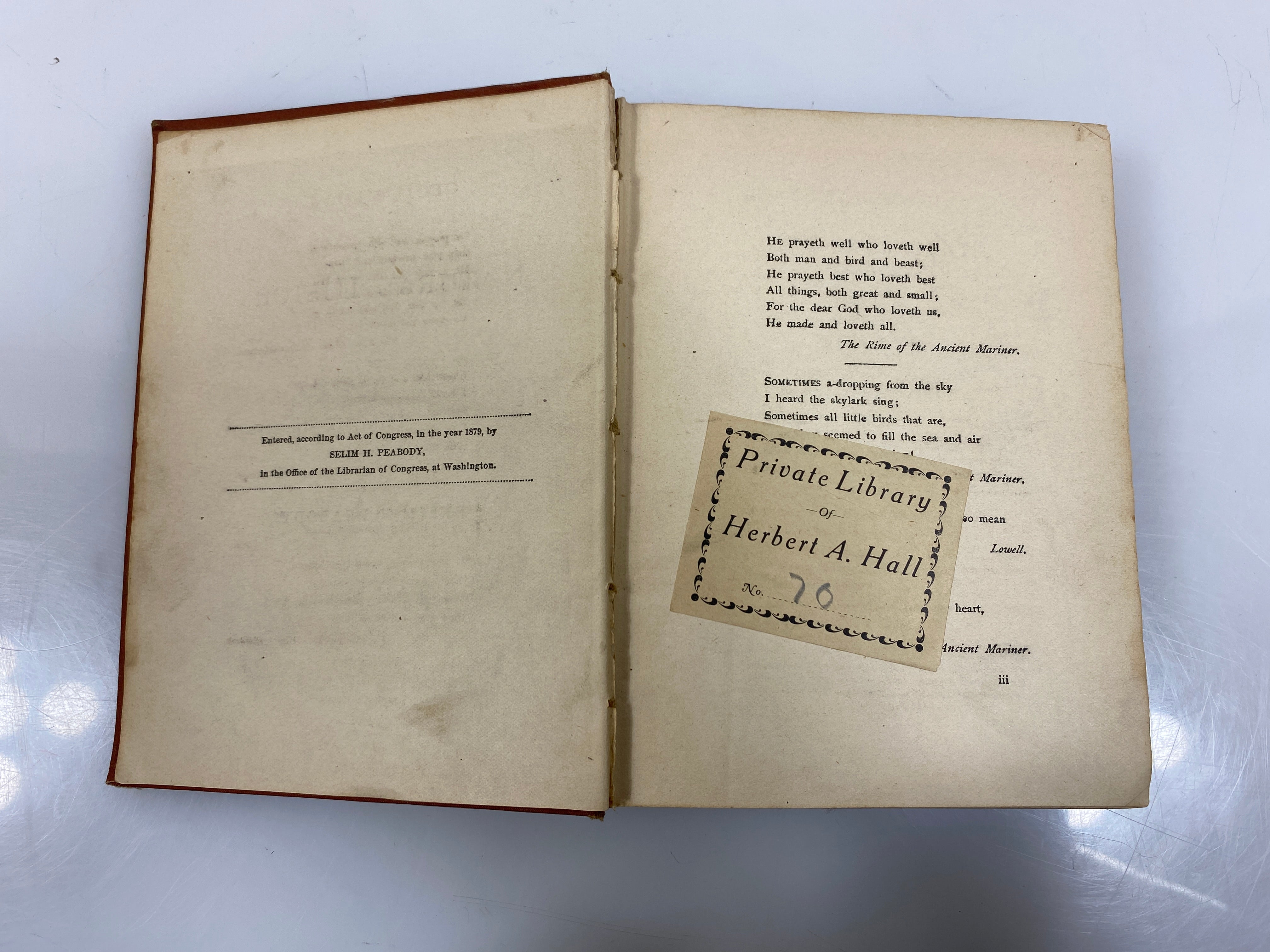 Cecil's Book of Natural History by Peabody 1881 HC