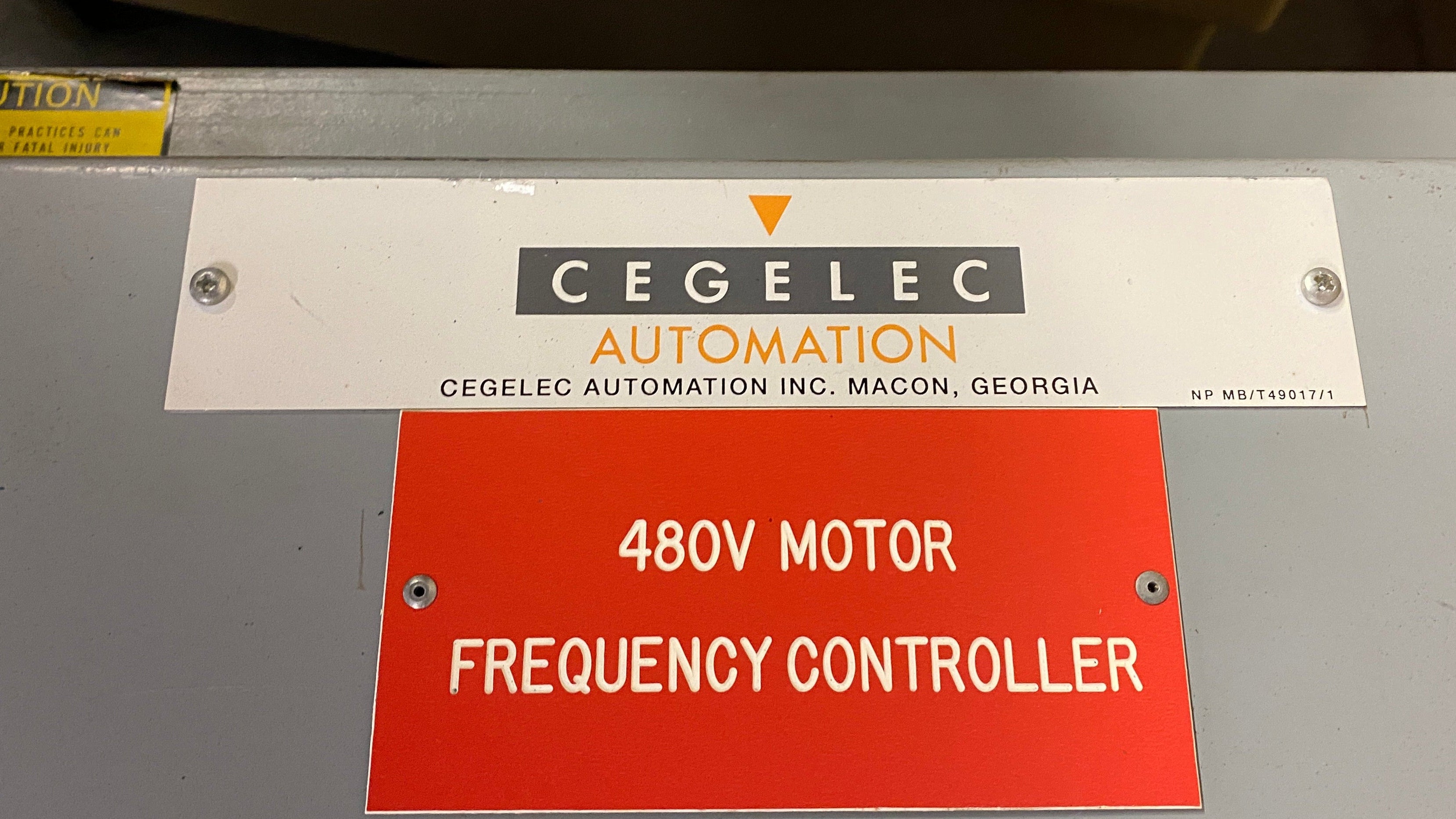 Cegelec Frequency Controller