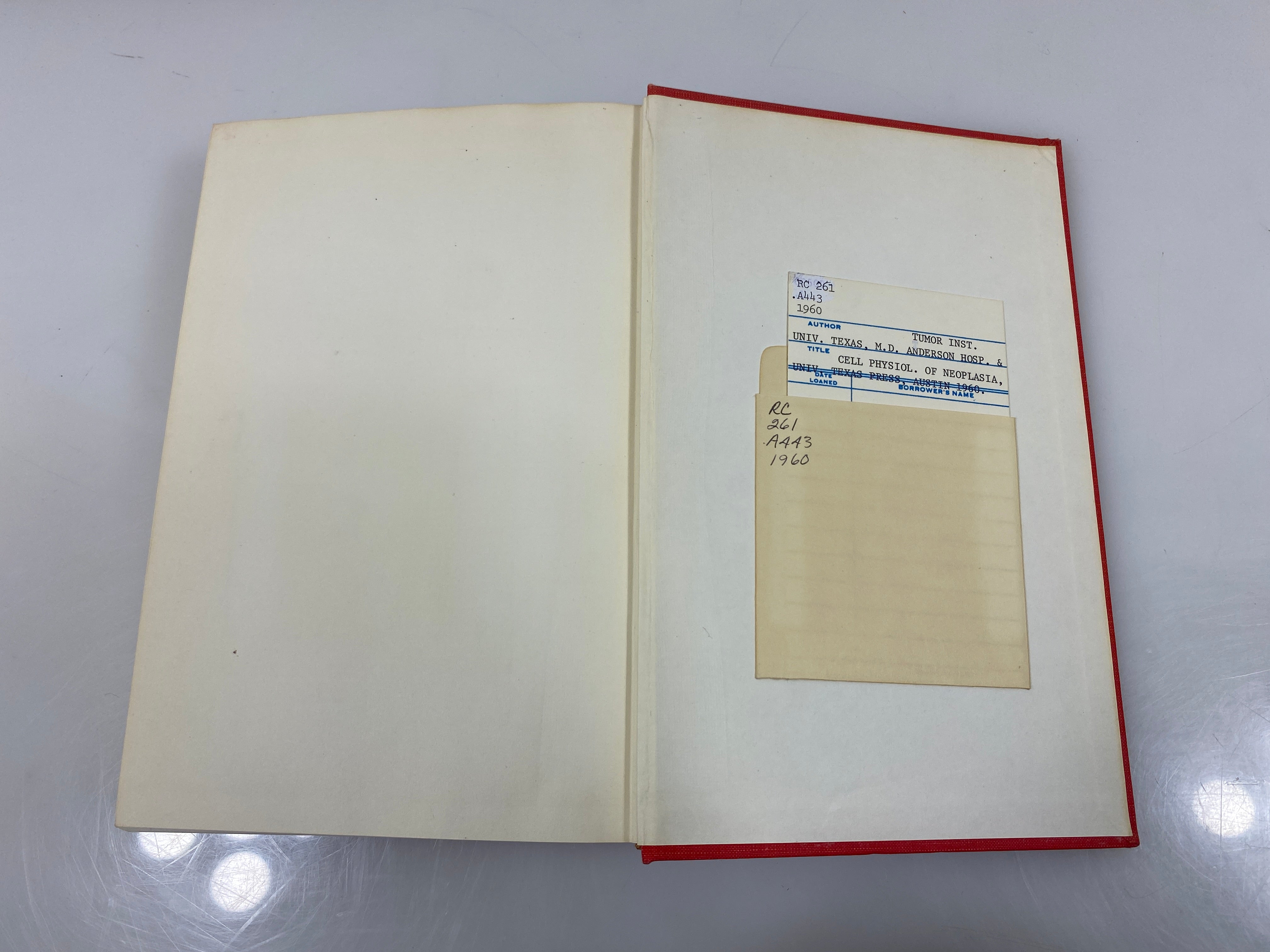 Cell Physiology of Neoplasia University of Texas Ex-library 1960 HC